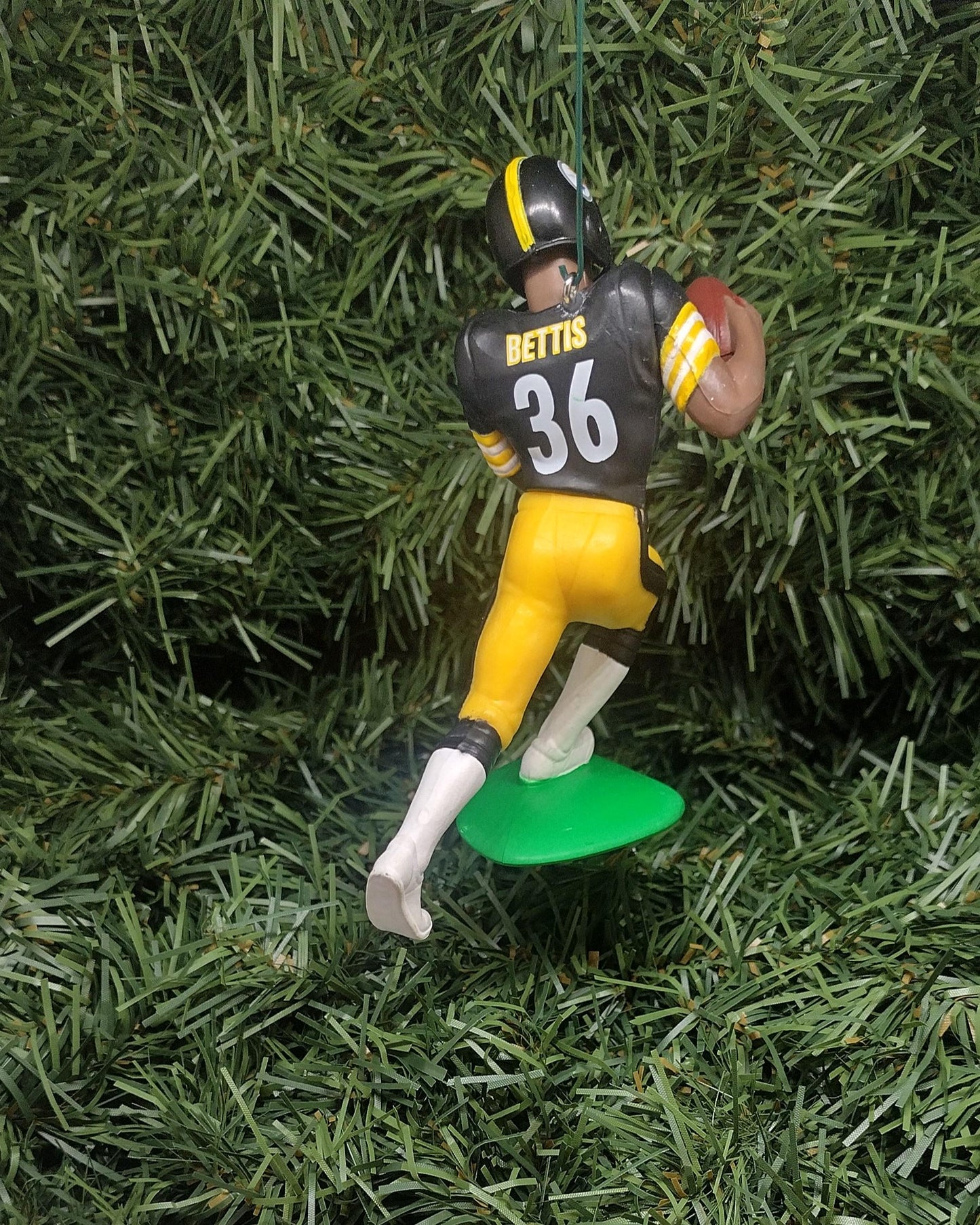 Jerome Bettis PITTSBURGH STEELERS Christmas tree ornament xmas nfl football figure unique gift idea