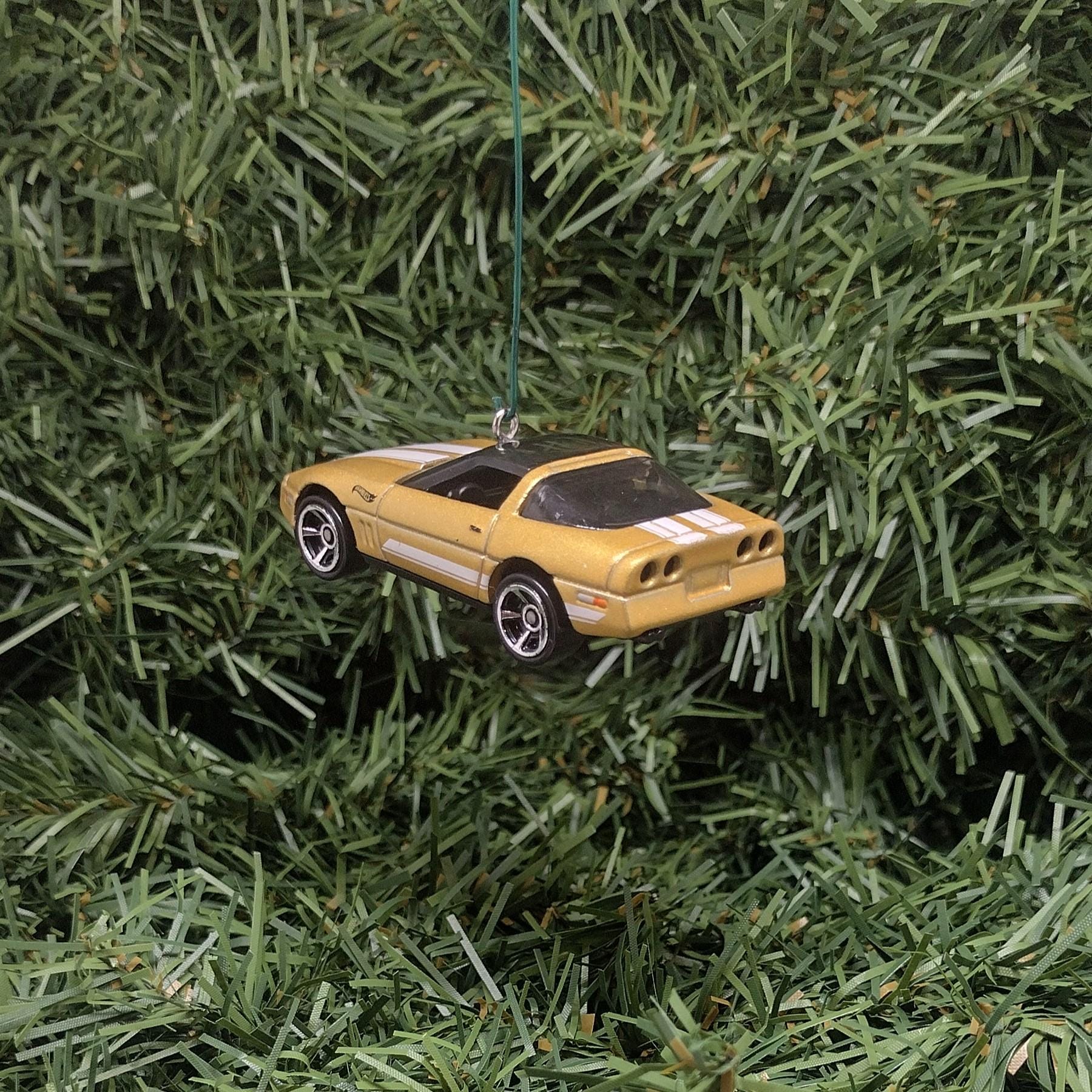 Chevy Corvette 1984 Ornament Christmas tree decoration Chevrolet C4 unique Xmas gift idea