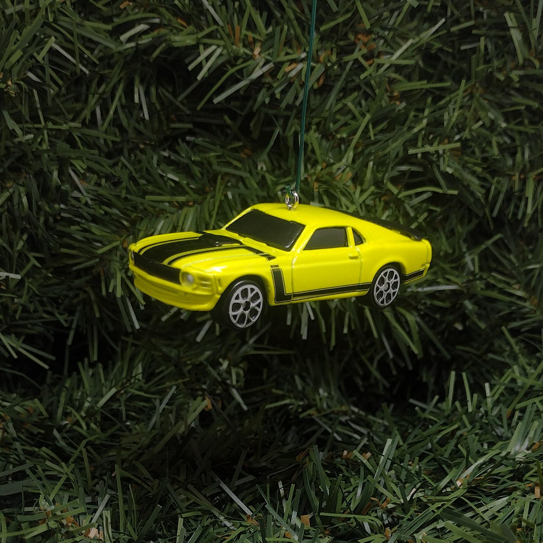 Ford Mustang Ornament 1970 Boss 302 Christmas Tree Decoration Unique Gift Idea Classic V8 Muscle Car