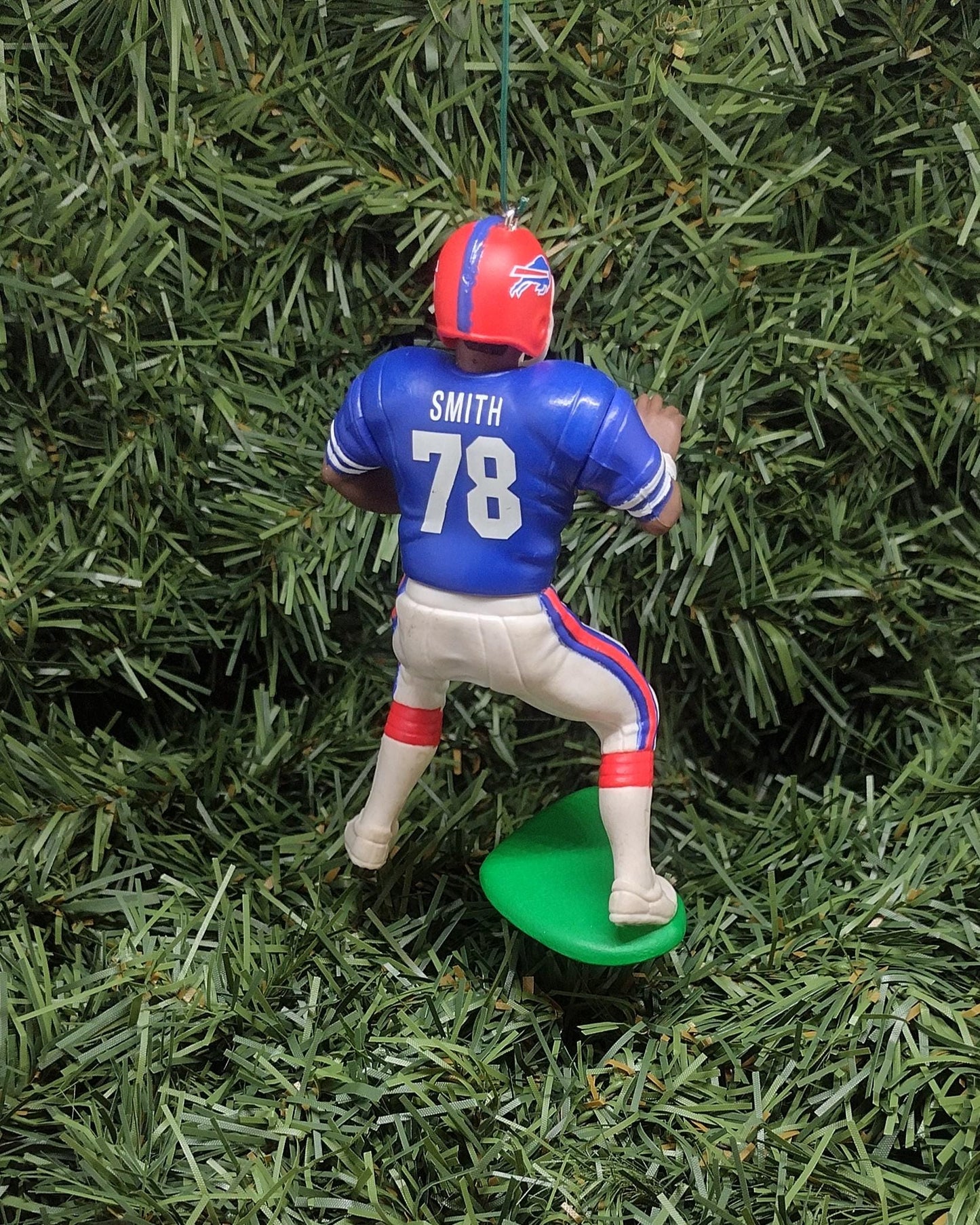 Bruce Smith Buffalo Bills Christmas Ornament Unique Gift Idea or Xmas Tree Decoration NFL Football Figure