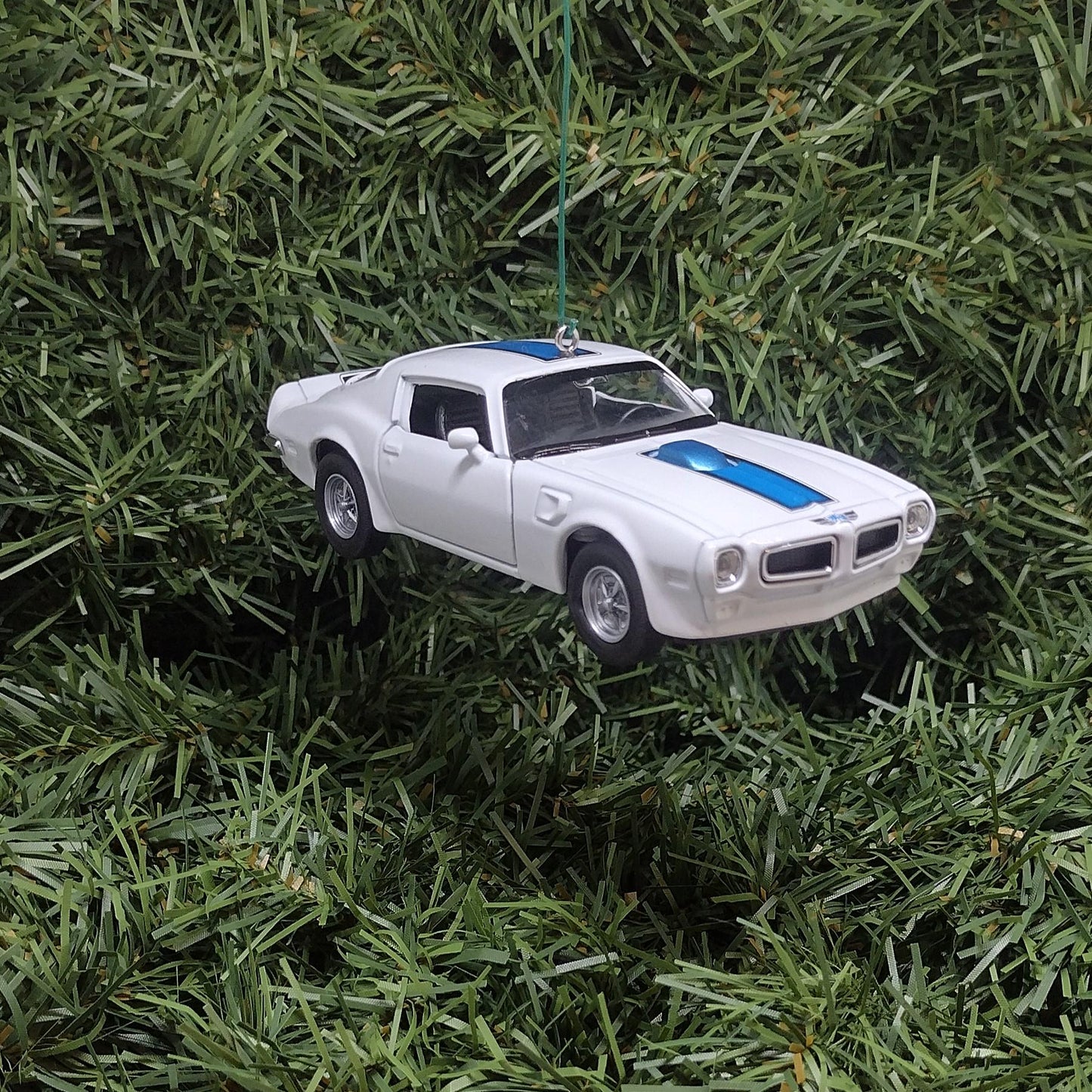PONTIAC Firebird Trans Am 1972 Ornament Christmas Tree Decoration Fun Car Gift Unique Xmas Present White