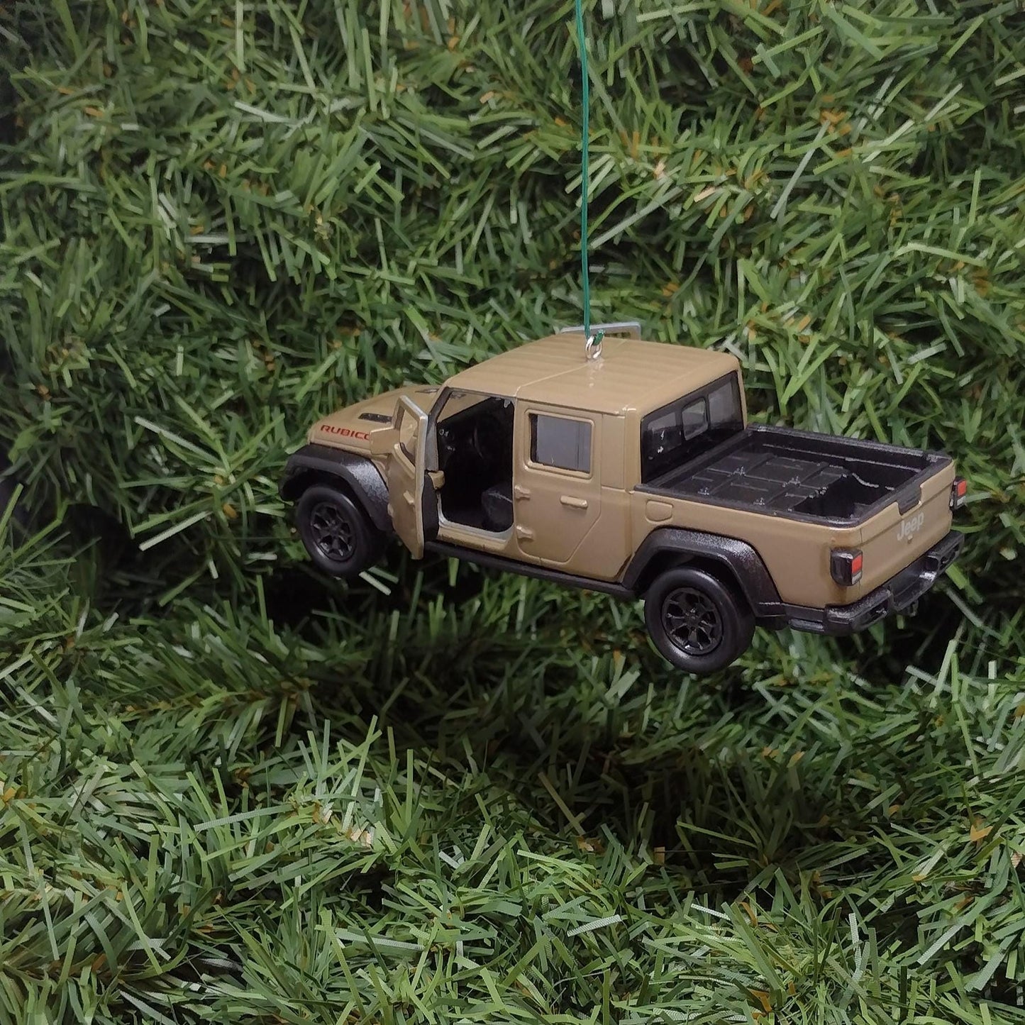JEEP GLADIATOR Ornament Christmas Gift Idea Fun Automotive Xmas Tree Decoration 5 inch Brown 2019-2024
