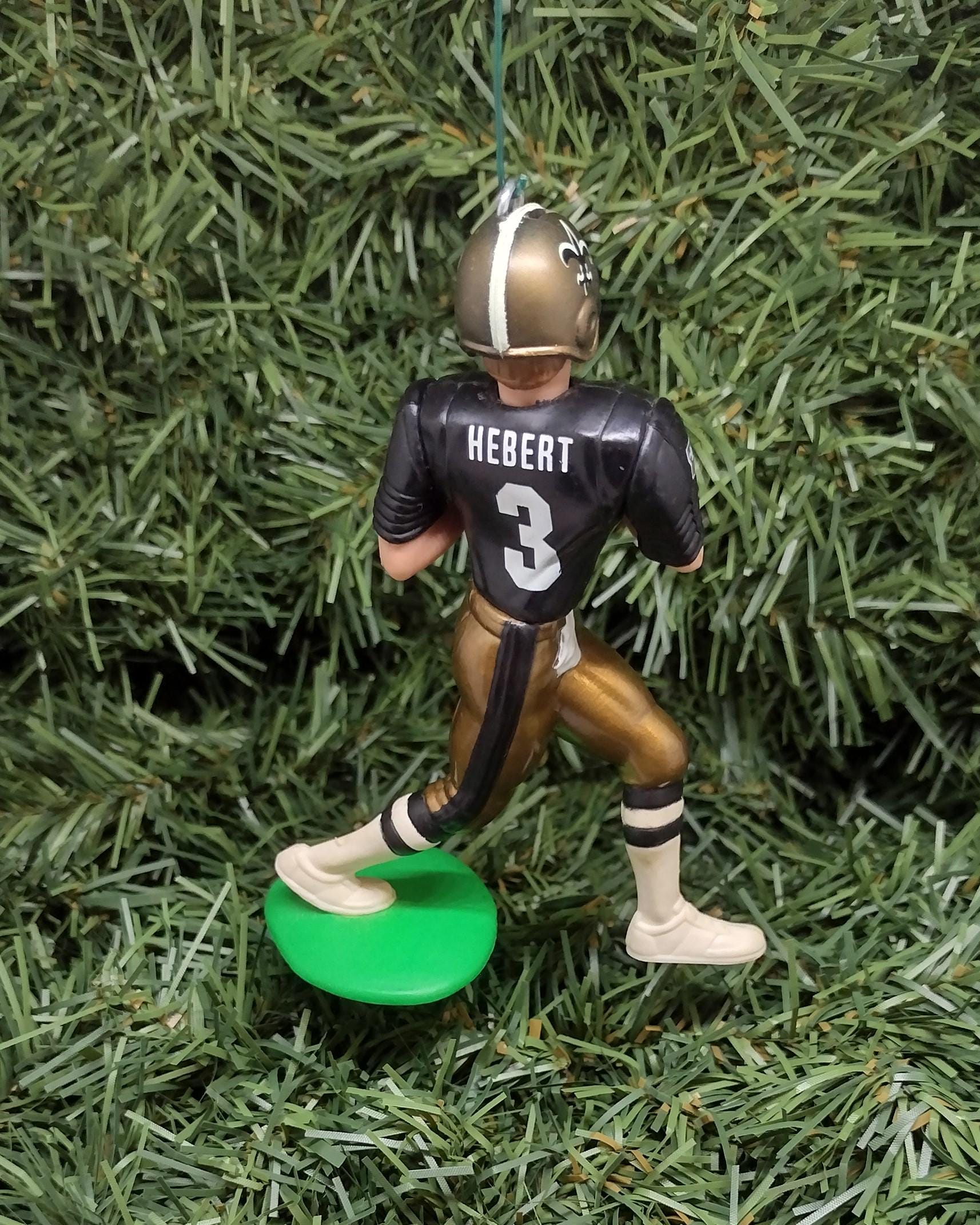 Bobby Hebert NEW ORLEANS SAINTS Christmas tree ornament xmas nfl football figure unique gift idea