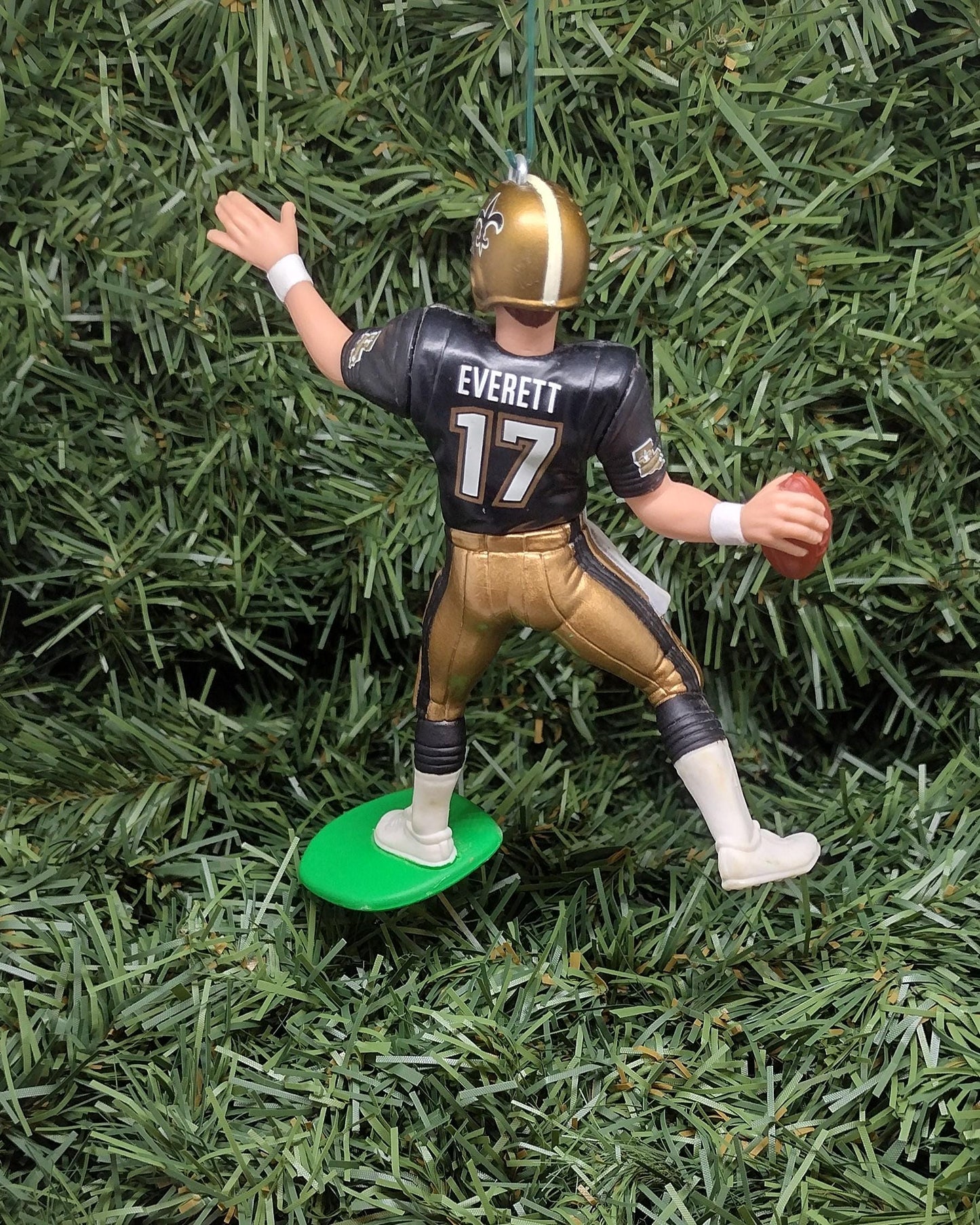 Bobby Hebert NEW ORLEANS SAINTS Christmas tree ornament xmas nfl football figure unique gift idea