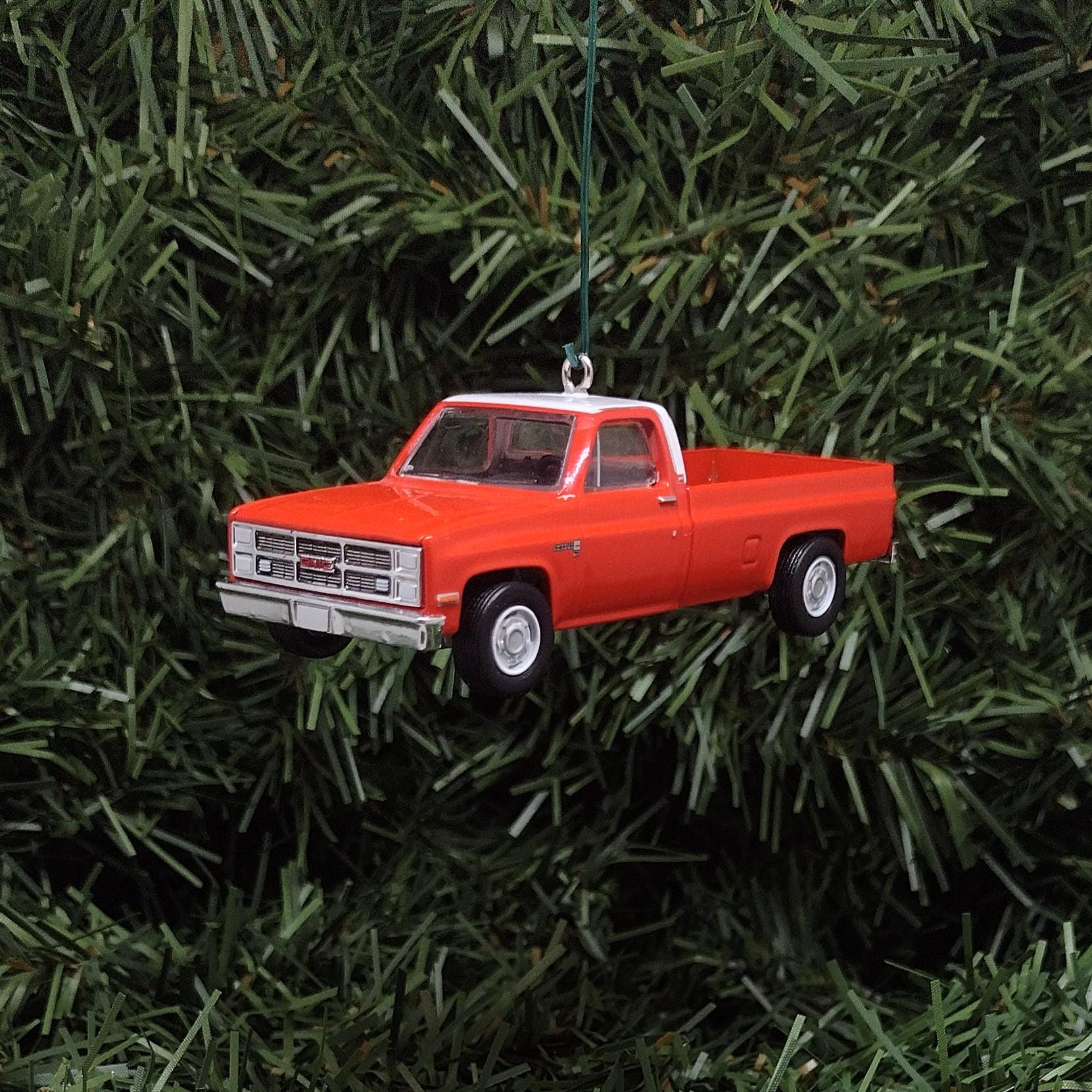 GMC Sierra Ornament 1984 2500 Truck Christmas Gift General Motors Pickup Xmas Tree Decoration