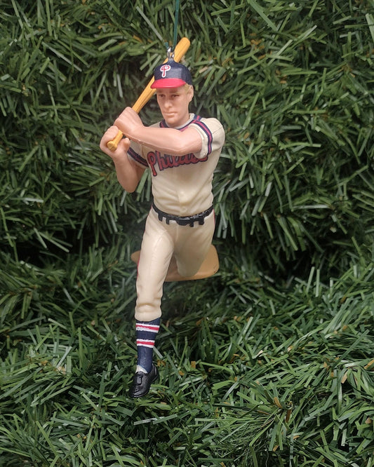 PHILADELPHIA PHILLIES Ornaments Richie Ashburn Curt Schilling John Kruk Lenny Dykstra Christmas Tree MLB Baseball Xmas Gift Idea
