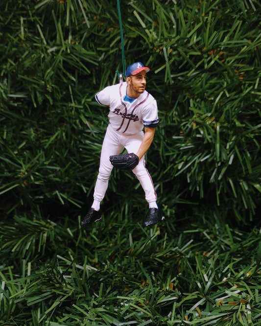 ATLANTA BRAVES Ornament Christmas Tree Decoration John Smoltz MLB Baseball Xmas Figure Unique Gift Idea 2.5 inch