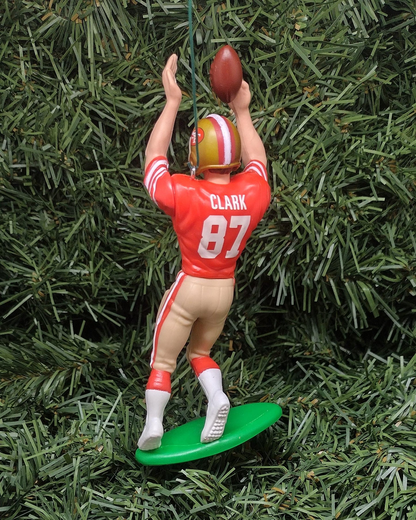 Dwight Clark SAN FRANCISCO 49ERS Ornament Christmas Gift NFL Football Unique Xmas Tree Decoration