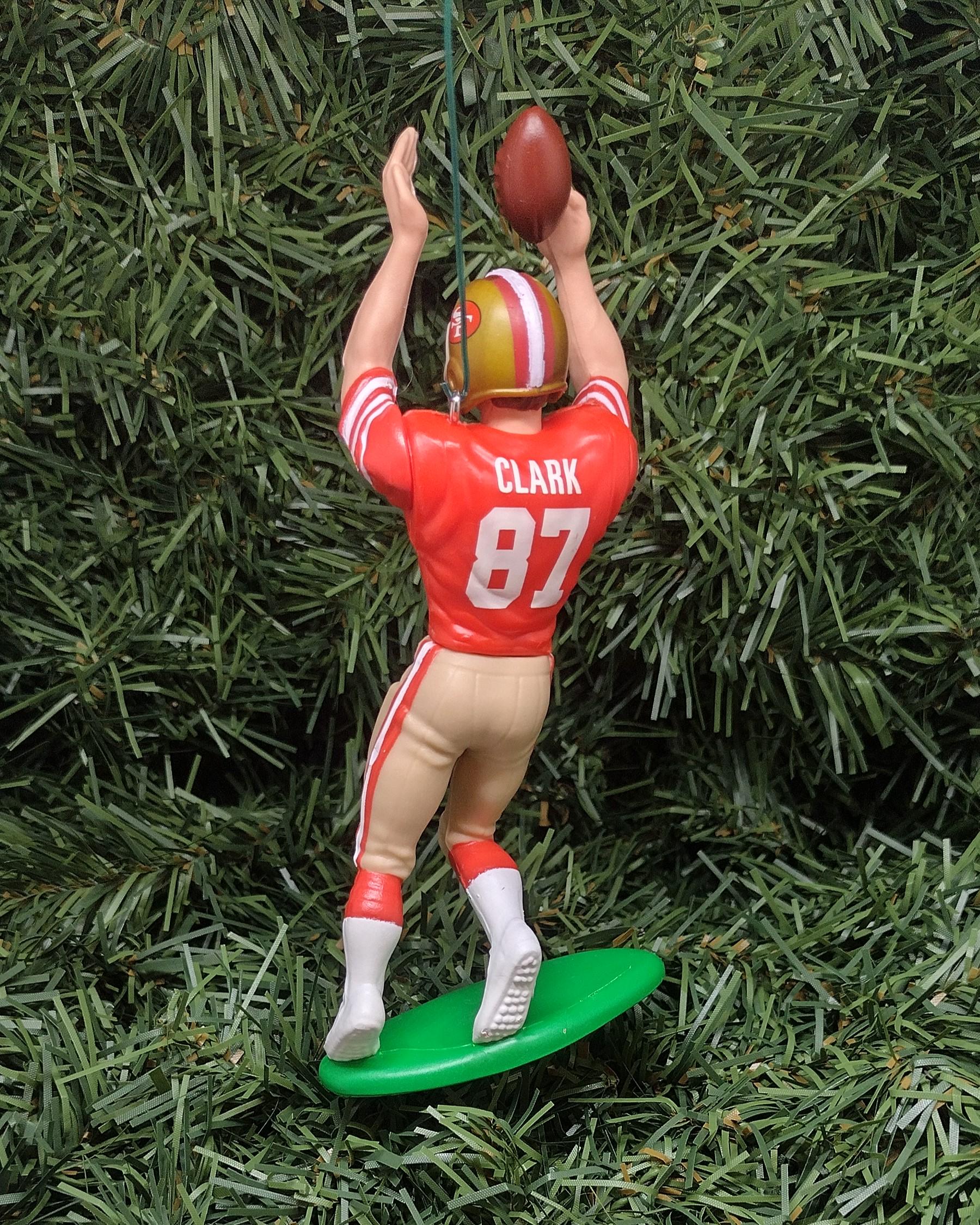 Dwight Clark SAN FRANCISCO 49ERS Ornament Christmas Gift NFL Football Unique Xmas Tree Decoration