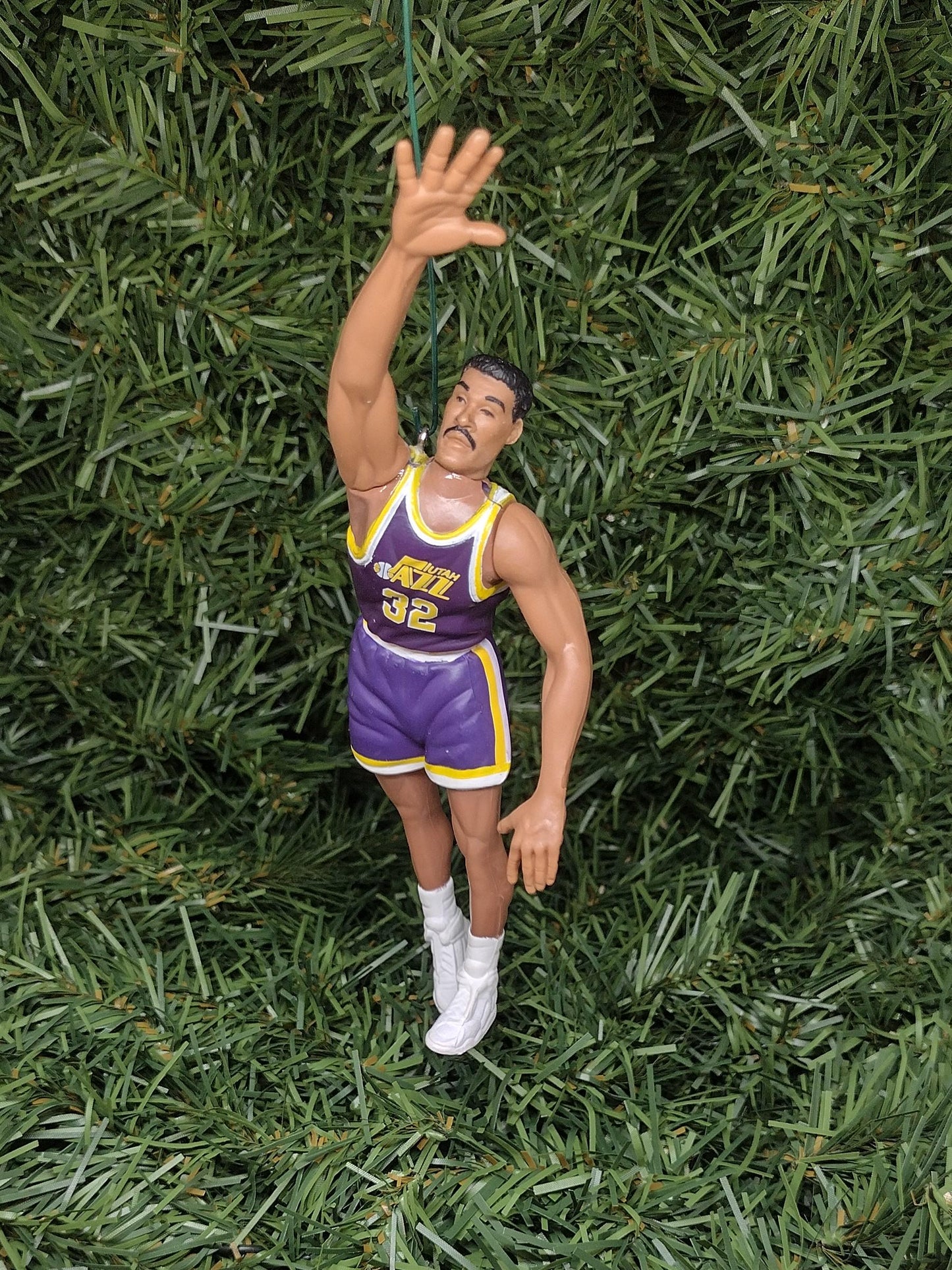 UTAH JAZZ Ornaments Karl Malone John Stockton Donovan Mitchell Christmas Tree Decoration Xmas gift NBA Basketball Figure
