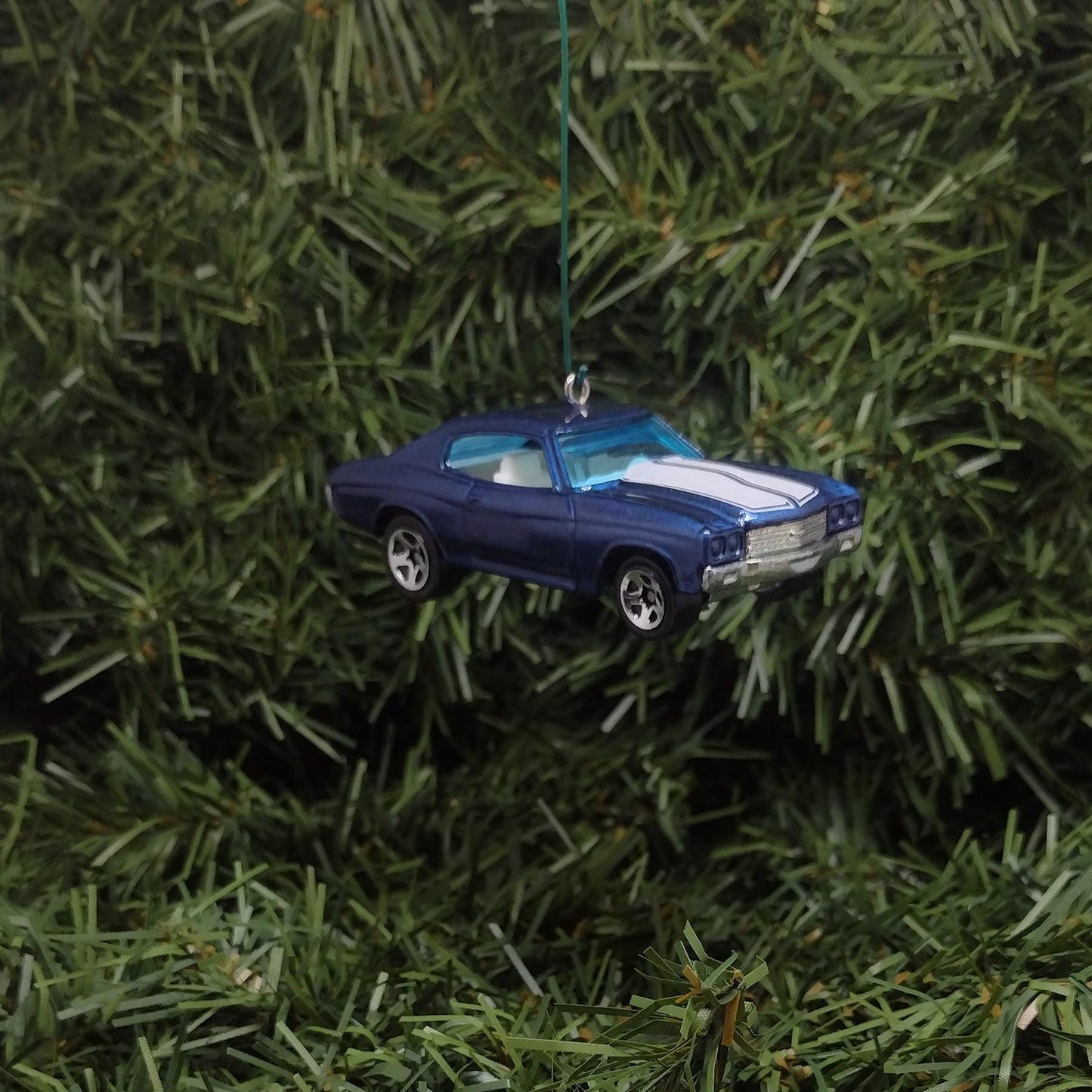Chevy Chevelle SS 1970 Ornament Christmas Tree Decoration Unique Gift Idea Chevrolet Blue