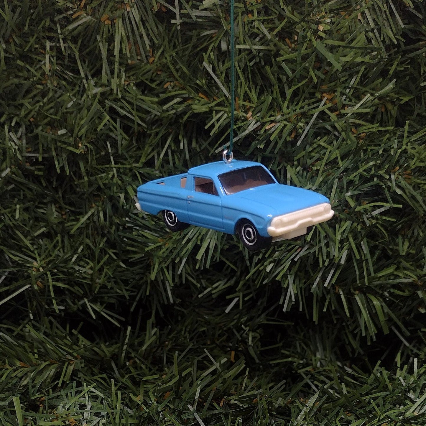 Ford Ranchero Ornament Christmas Gift 1961 Unique Car Pickup Xmas Tree Decoration Blue White