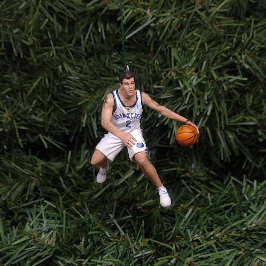 Memphis Grizzlies Jason Williams Ornament Christmas Gift Idea Unique Xmas Tree Decoration NBA Basketball Figure 2.75 inches