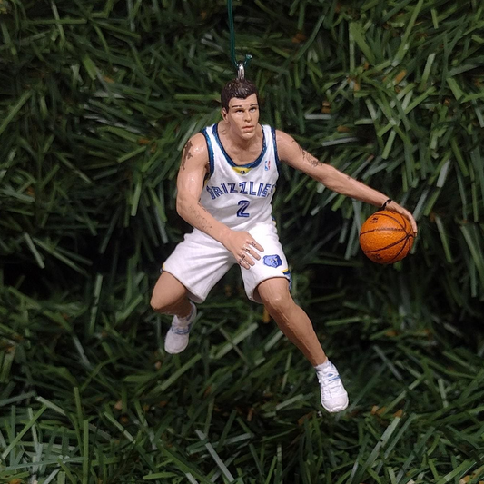 Memphis Grizzlies Jason Williams Ornament Christmas Gift Idea Unique Xmas Tree Decoration NBA Basketball Figure 2.75 inches