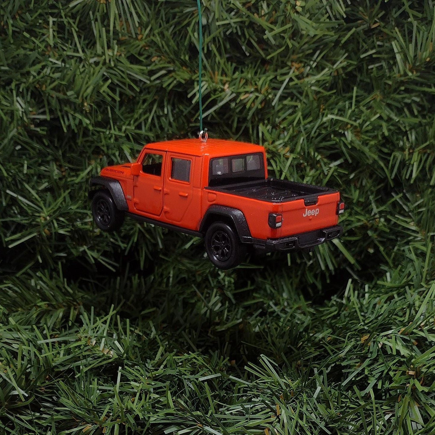 JEEP GLADIATOR Ornament Christmas Gift Xmas Tree Decoration 5 inch Orange 2019-2024