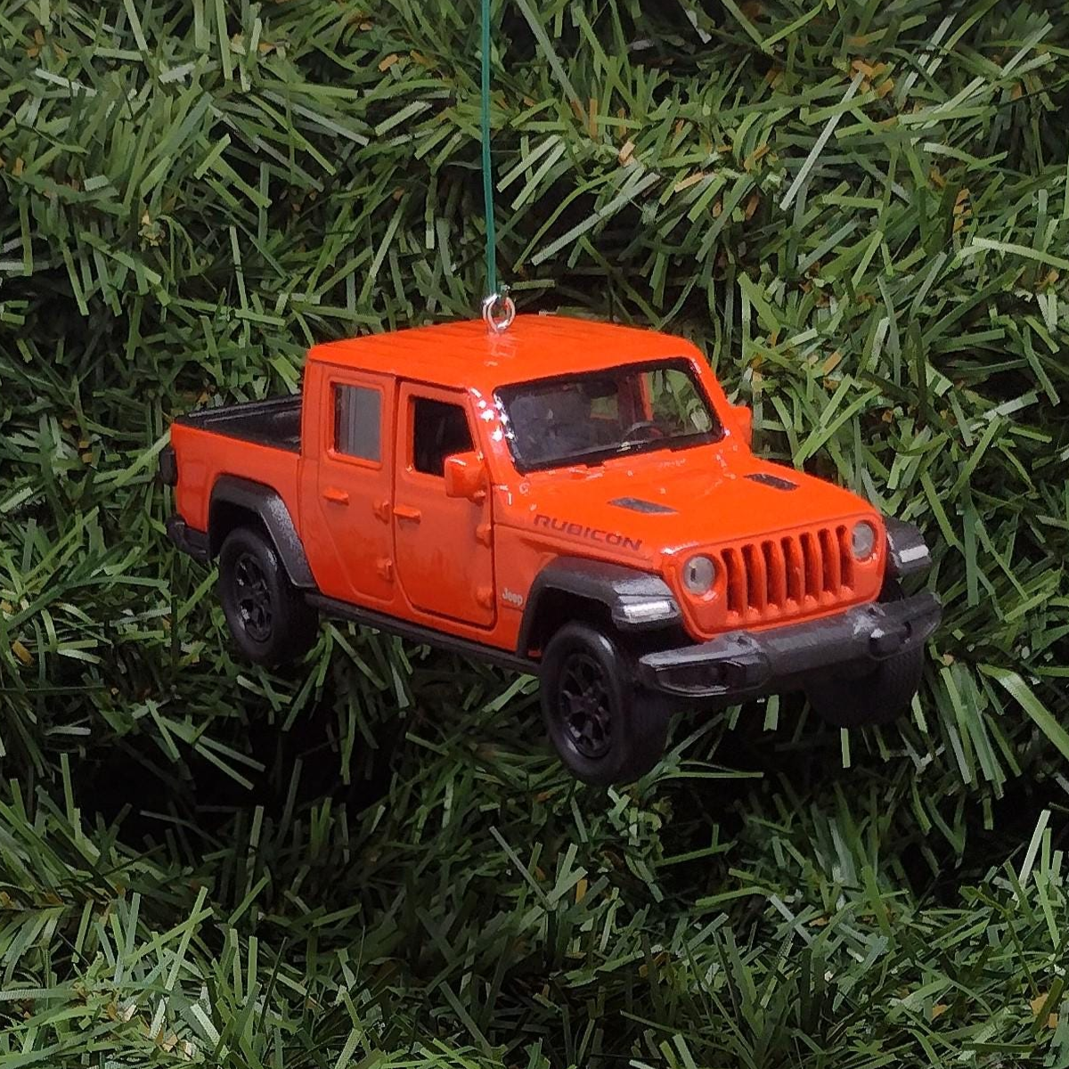 JEEP GLADIATOR Ornament Christmas Gift Xmas Tree Decoration 5 inch Orange 2019-2024