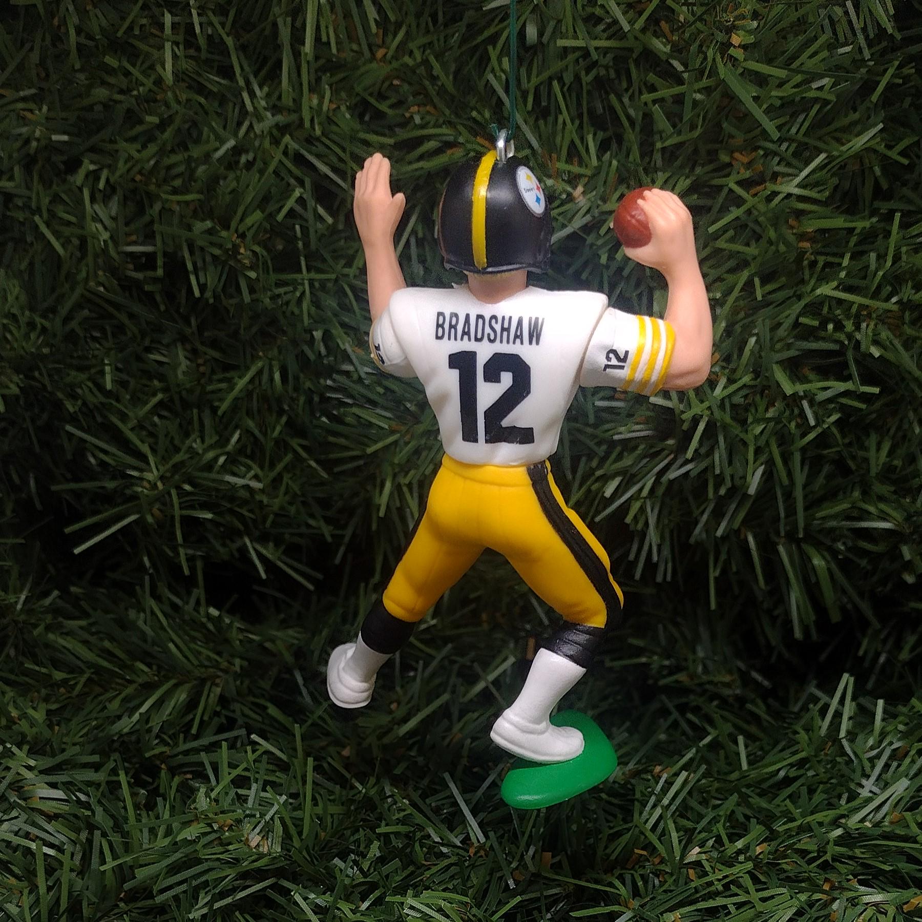 Terry Bradshaw PITTSBURGH STEELERS ornament Christmas gift idea for xmas tree NFL football figure