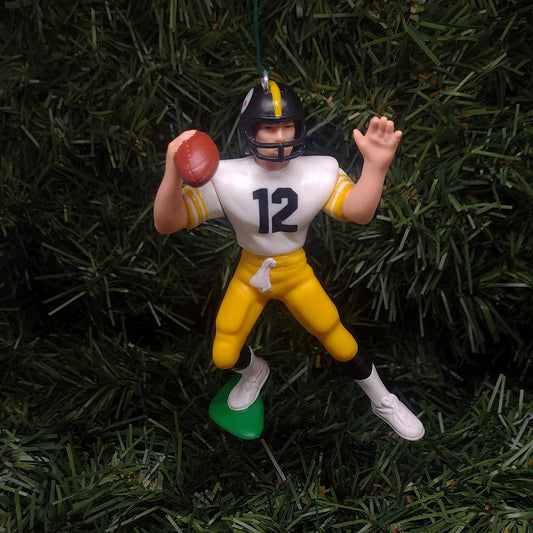Terry Bradshaw PITTSBURGH STEELERS ornament Christmas gift idea for xmas tree NFL football figure