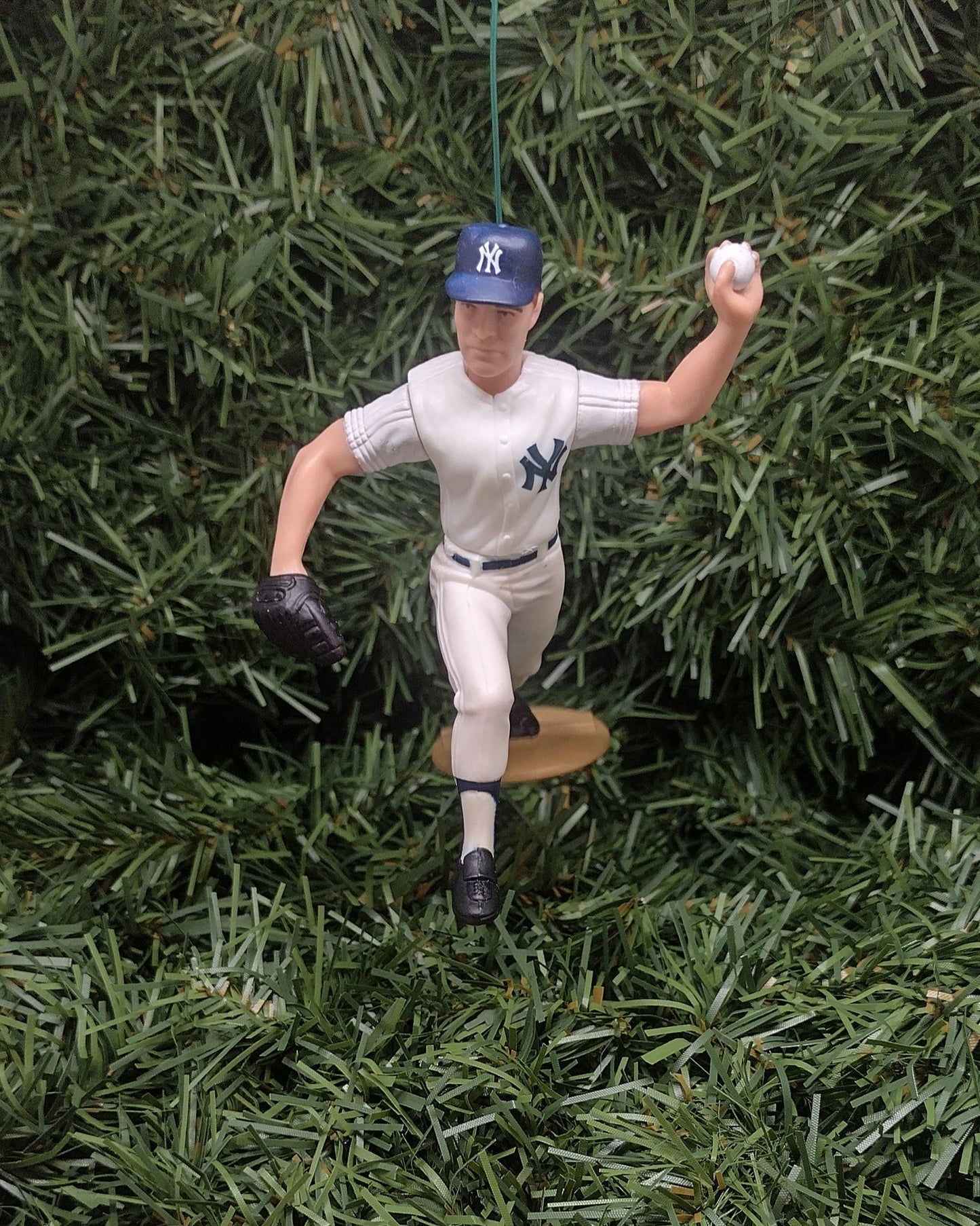 NEW YORK YANKEES Ornament Dave Righetti Jimmy Key Danny Tartabull Jim Abbott Christmas Gift