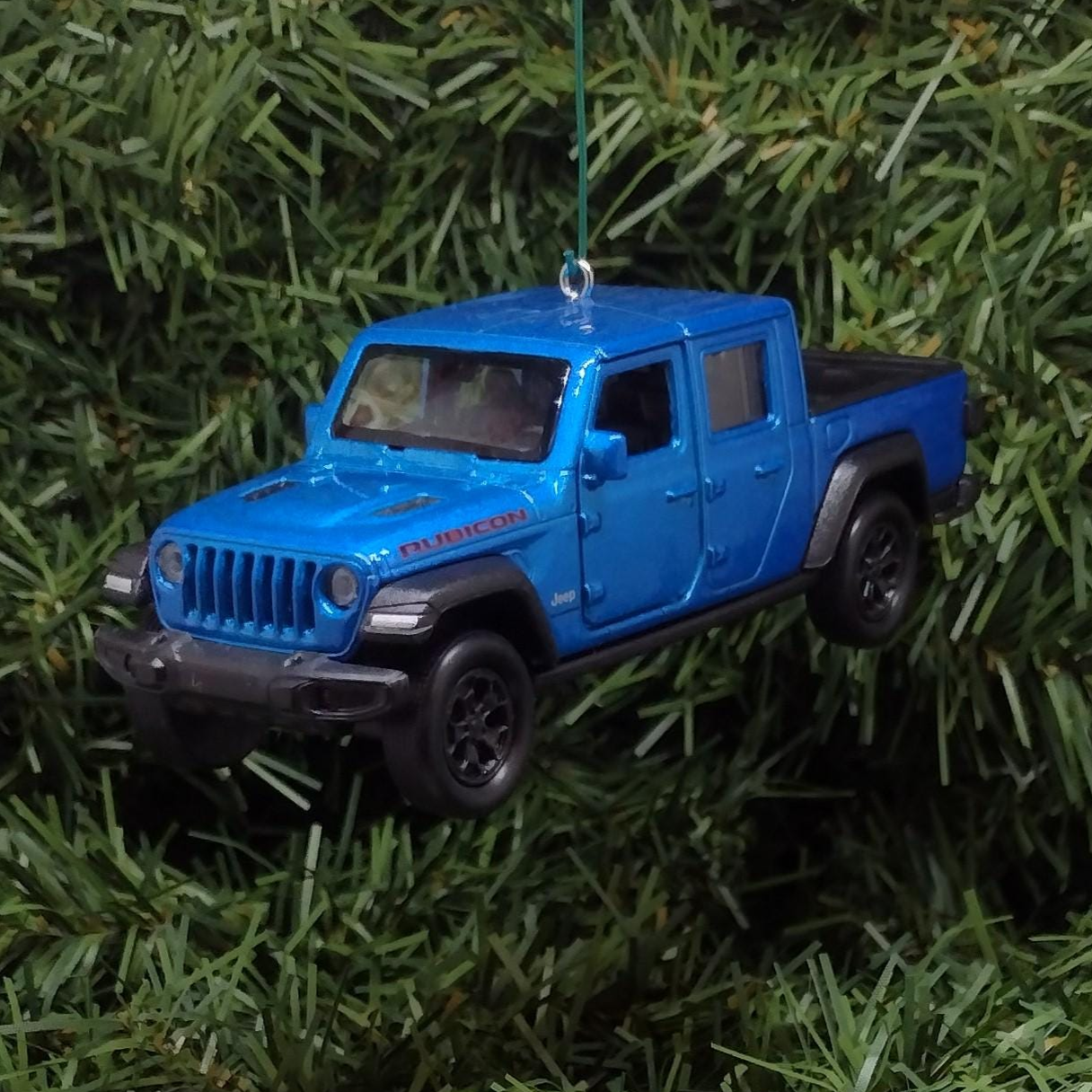 JEEP GLADIATOR Ornament Christmas Gift Xmas Tree Decoration 5 inch Blue 2019-2024