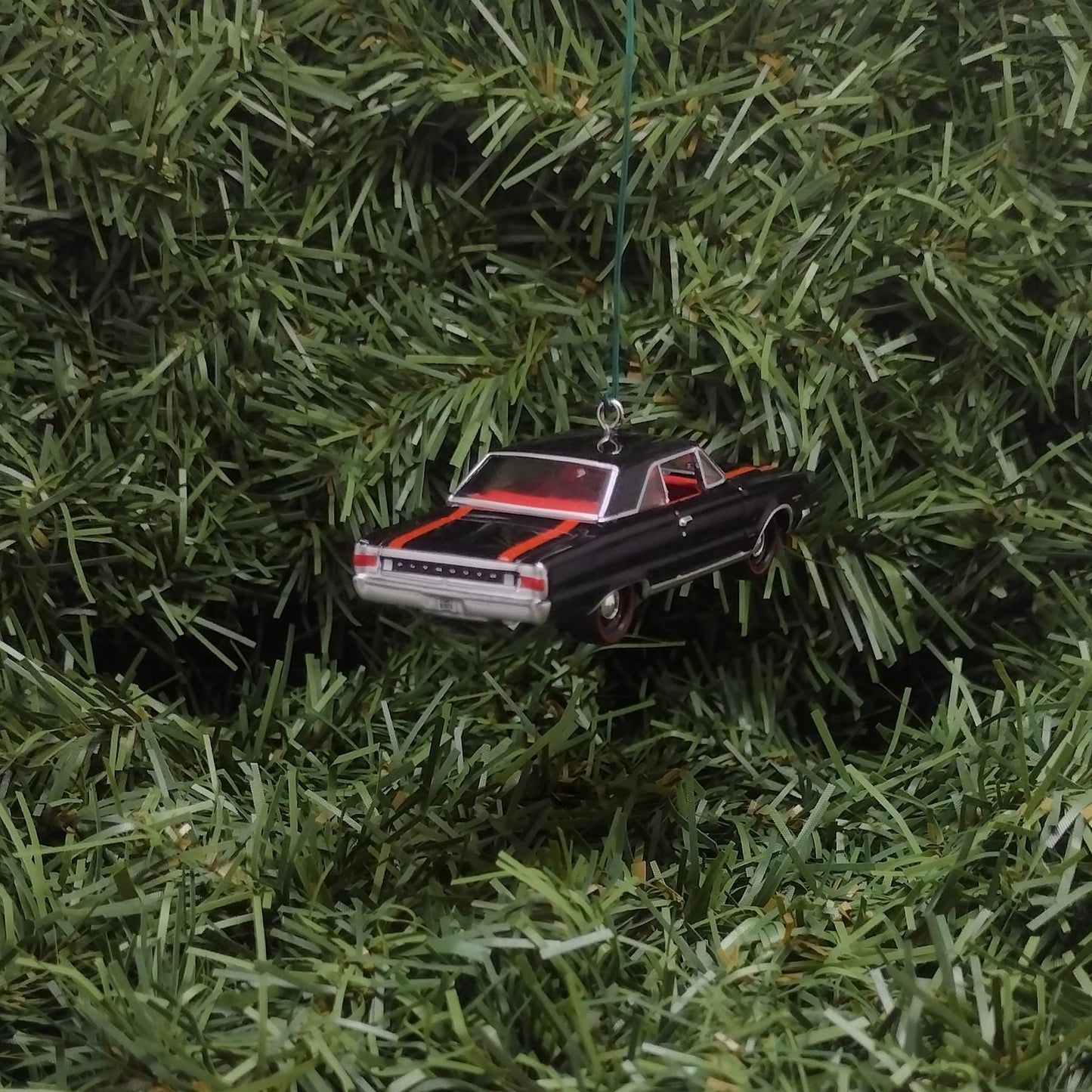 Plymouth 1967 GTX Ornament Christmas Tree Decoration Unique Gift Mopar Black