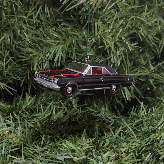 Plymouth 1967 GTX Ornament Christmas Tree Decoration Unique Gift Mopar Black