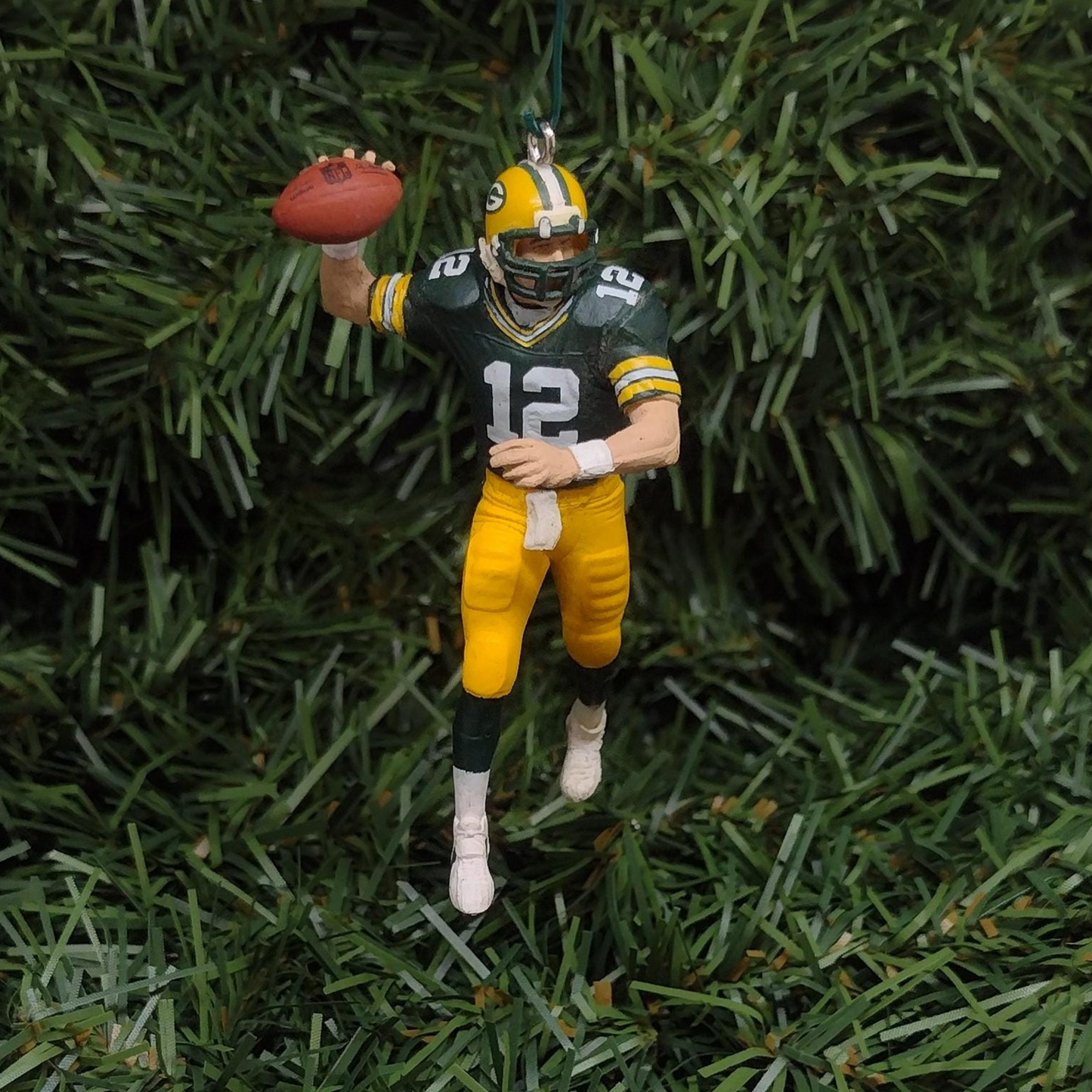 GREEN BAY PACKERS Ornament Aaron Rodgers Christmas Gift Xmas Tree Decoration Nfl football