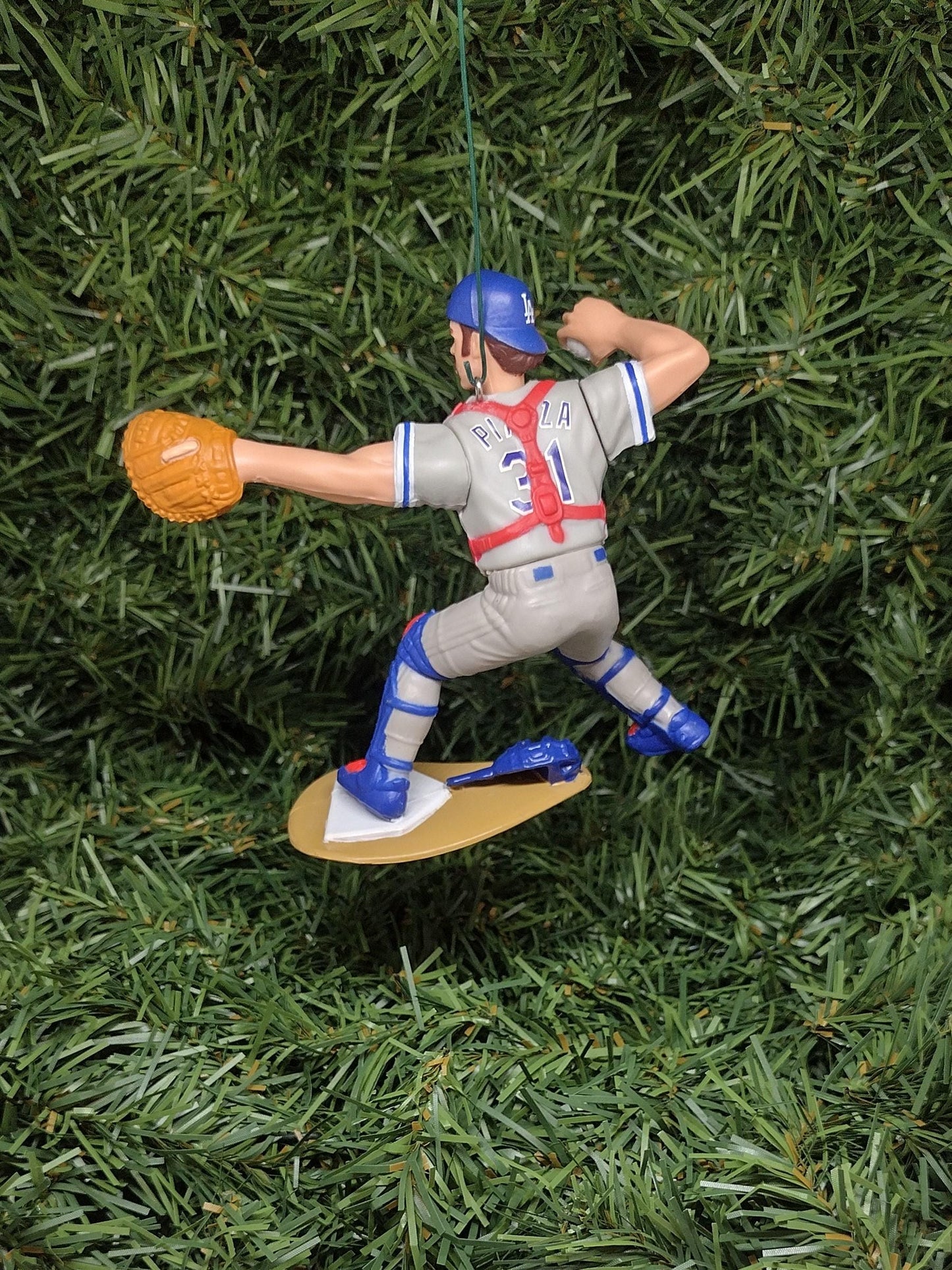 Los Angeles Dodgers Ornament Mike PiazzaHideo Nomo Raul Mondesi Christmas Gift MLB Baseball Figure