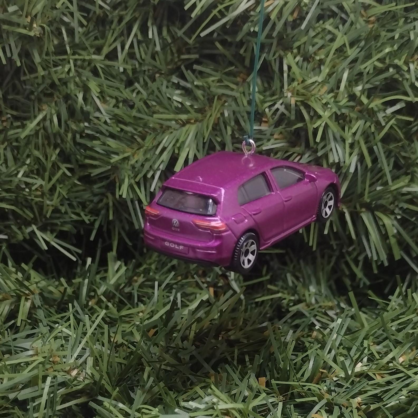 VW Golf GTE Ornament Christmas Gift Volkswagen Xmas Tree Decoration Licensed