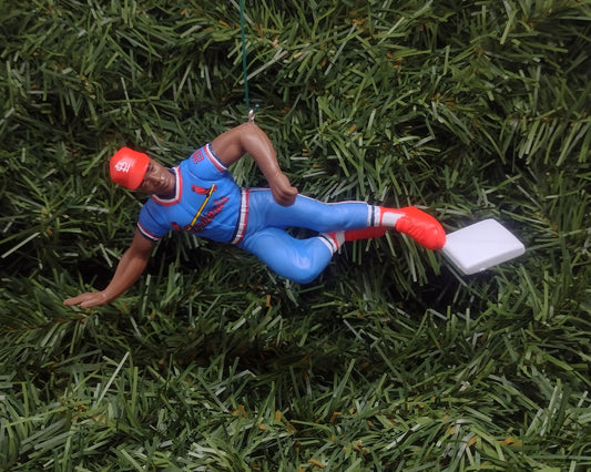 SAINT LOUIS CARDINALS Ornament Lou Brock Christmas Gift Idea Mlb Baseball Unique Xmas Tree Decoration