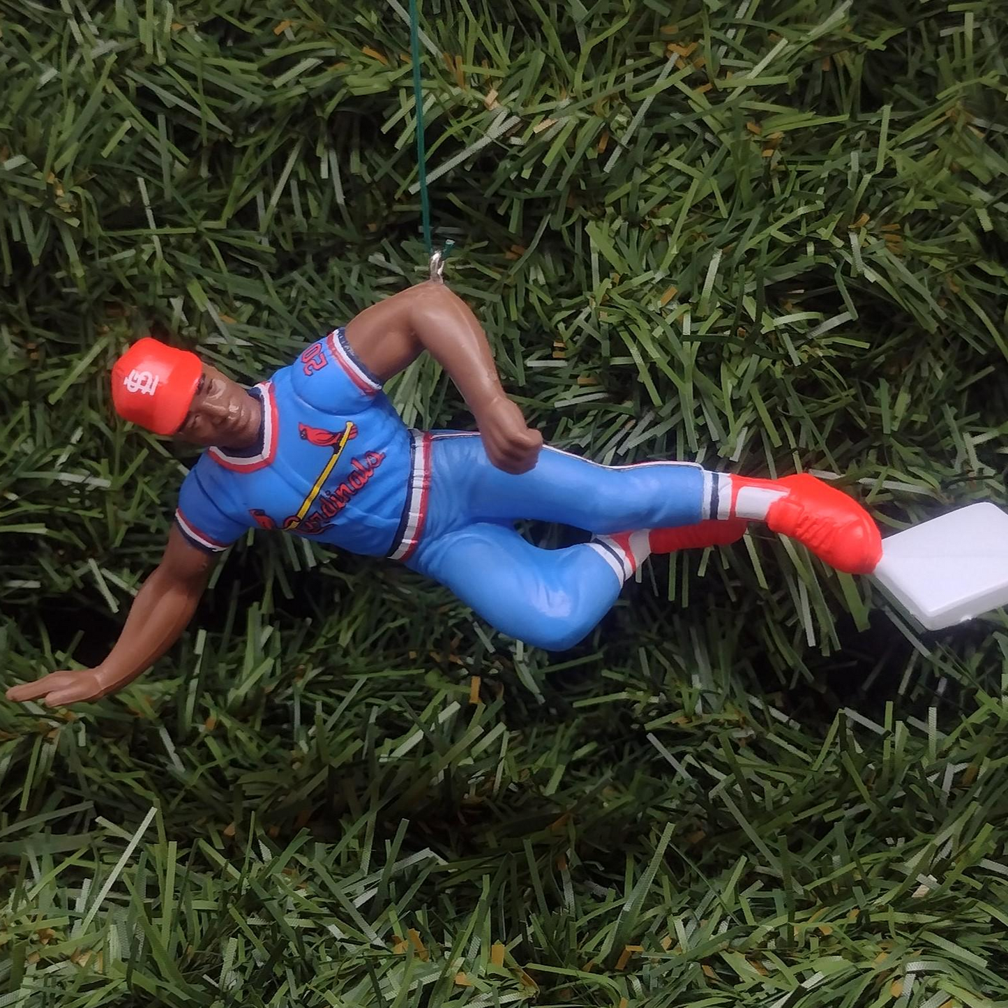 SAINT LOUIS CARDINALS MLB Ornament Lou Brock Christmas Gift Baseball Figure Xmas Decoration
