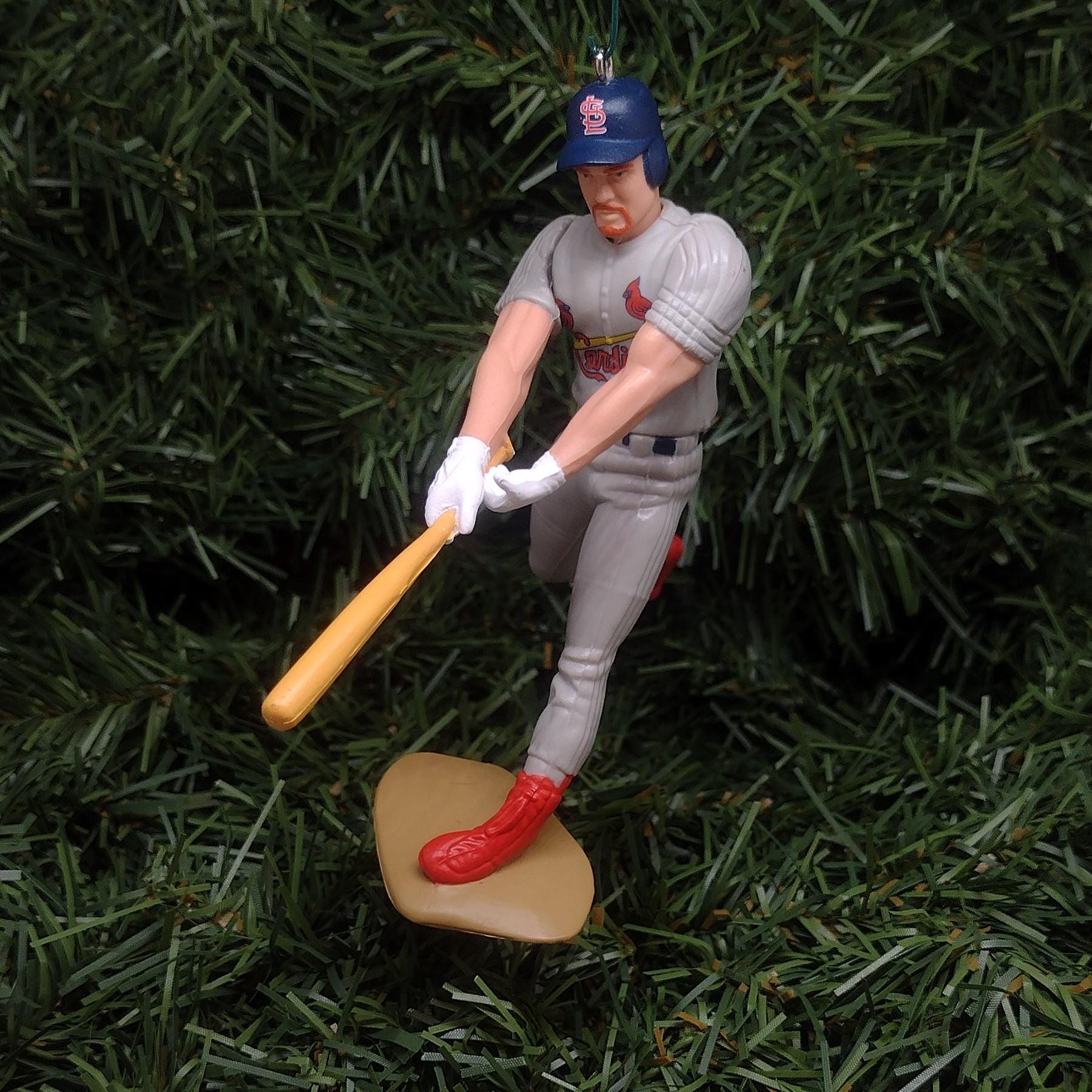 SAINT LOUIS CARDINALS Christmas Ornaments Vince Coleman-Rick Ankiel-Ray Lankford Scott Rolen Mlb Baseball figure Xmas Tree Gift