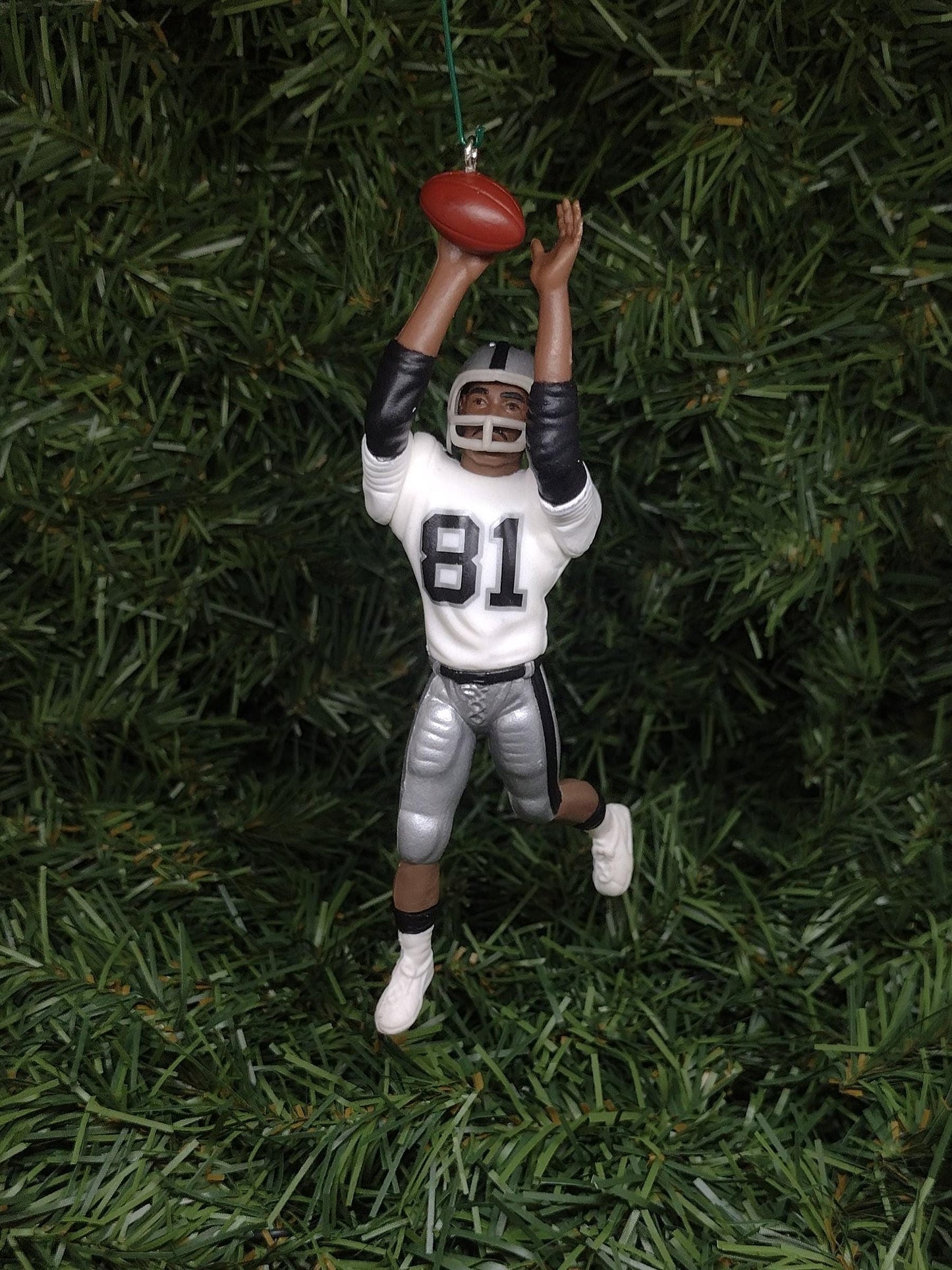 Tim Brown OAKLAND/ Los Angeles RAIDERS Christmas tree ornament xmas NFL football figure unique gift idea