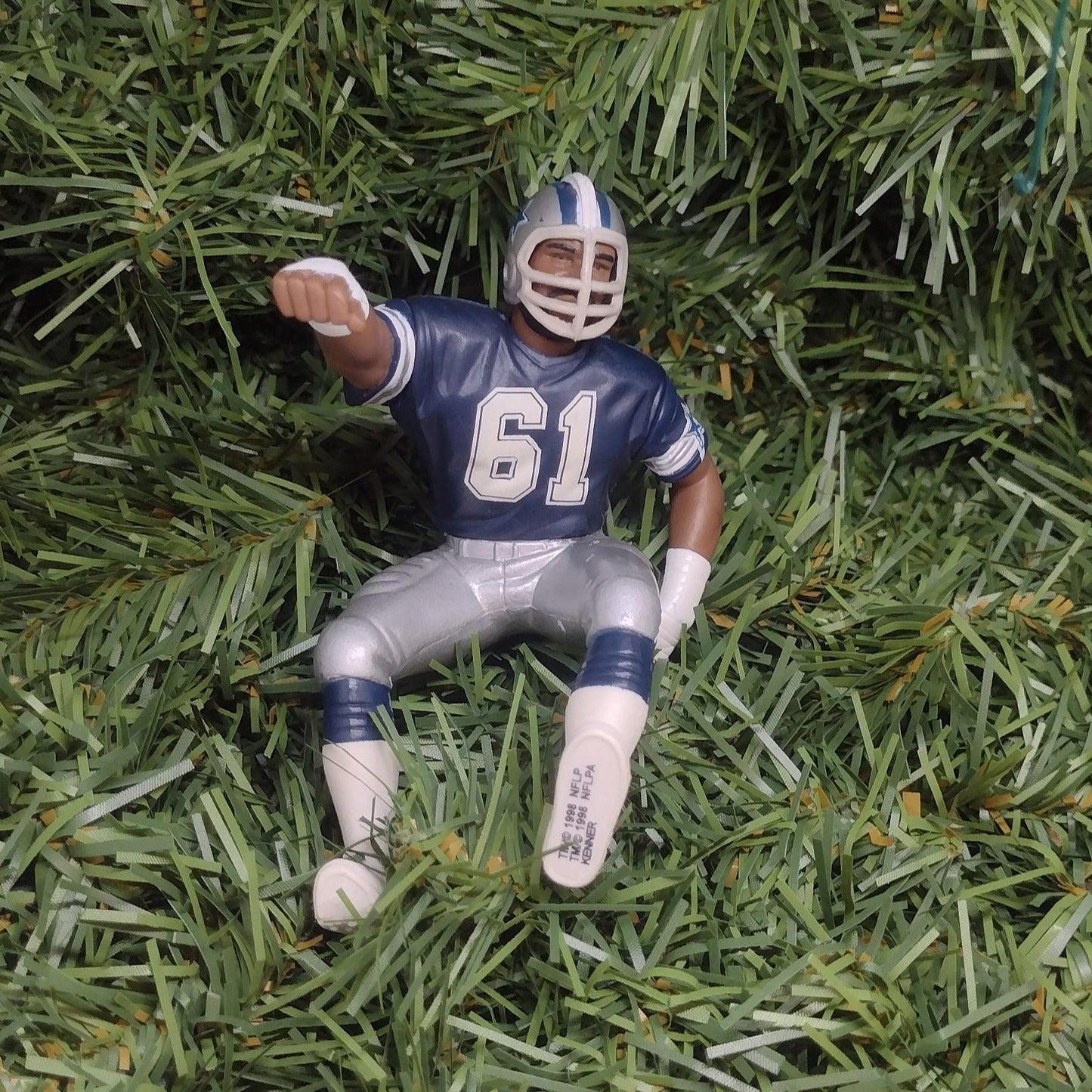 Dallas Cowboys Ornament Nate Newton Christmas Gift Idea Unique Xmas Tree Decoration NFL football figure