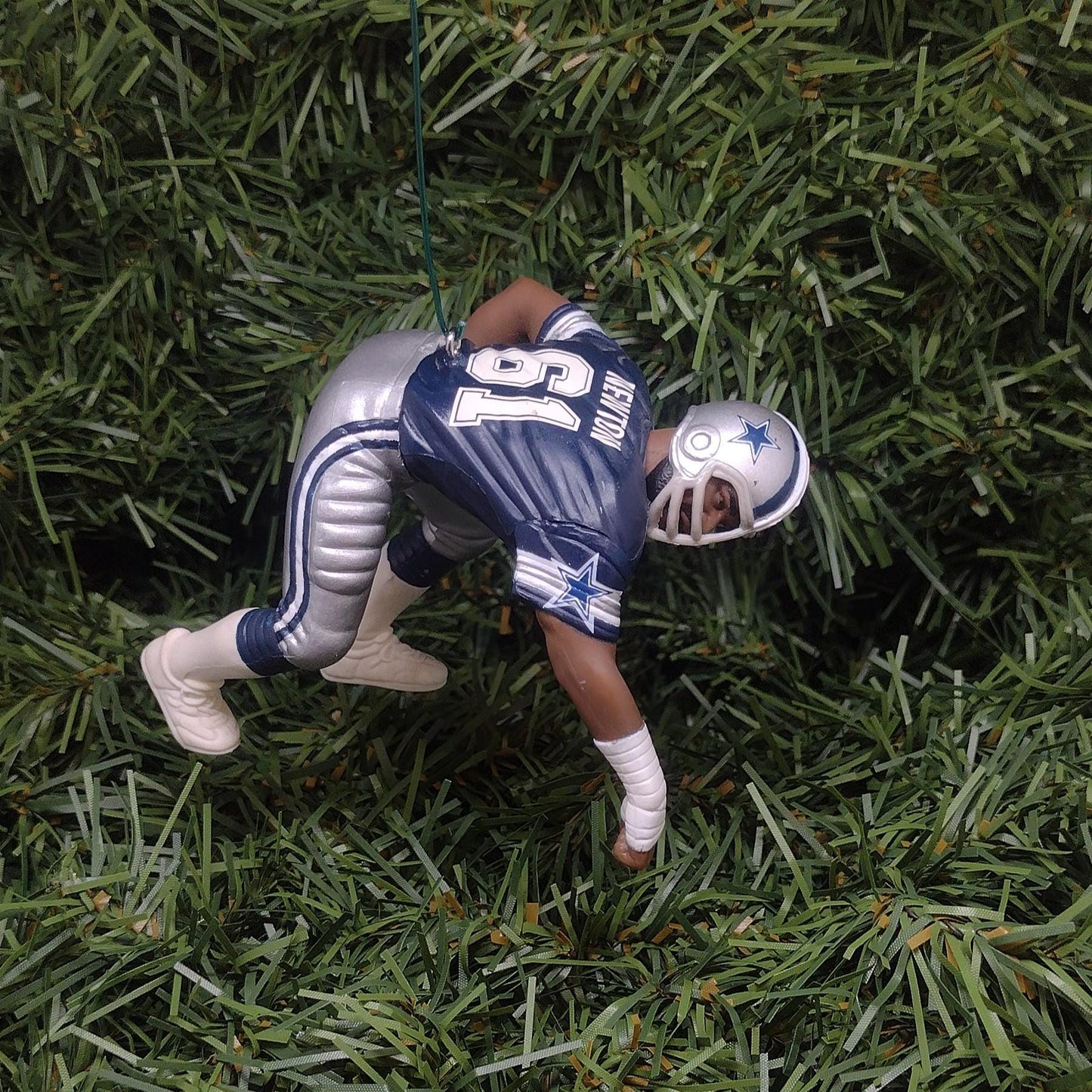 Dallas Cowboys Ornament Nate Newton Christmas Gift Idea Unique Xmas Tree Decoration NFL football figure