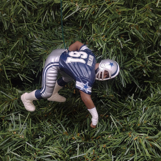 Dallas Cowboys Ornament Nate Newton Christmas Gift Idea Unique Xmas Tree Decoration NFL football figure