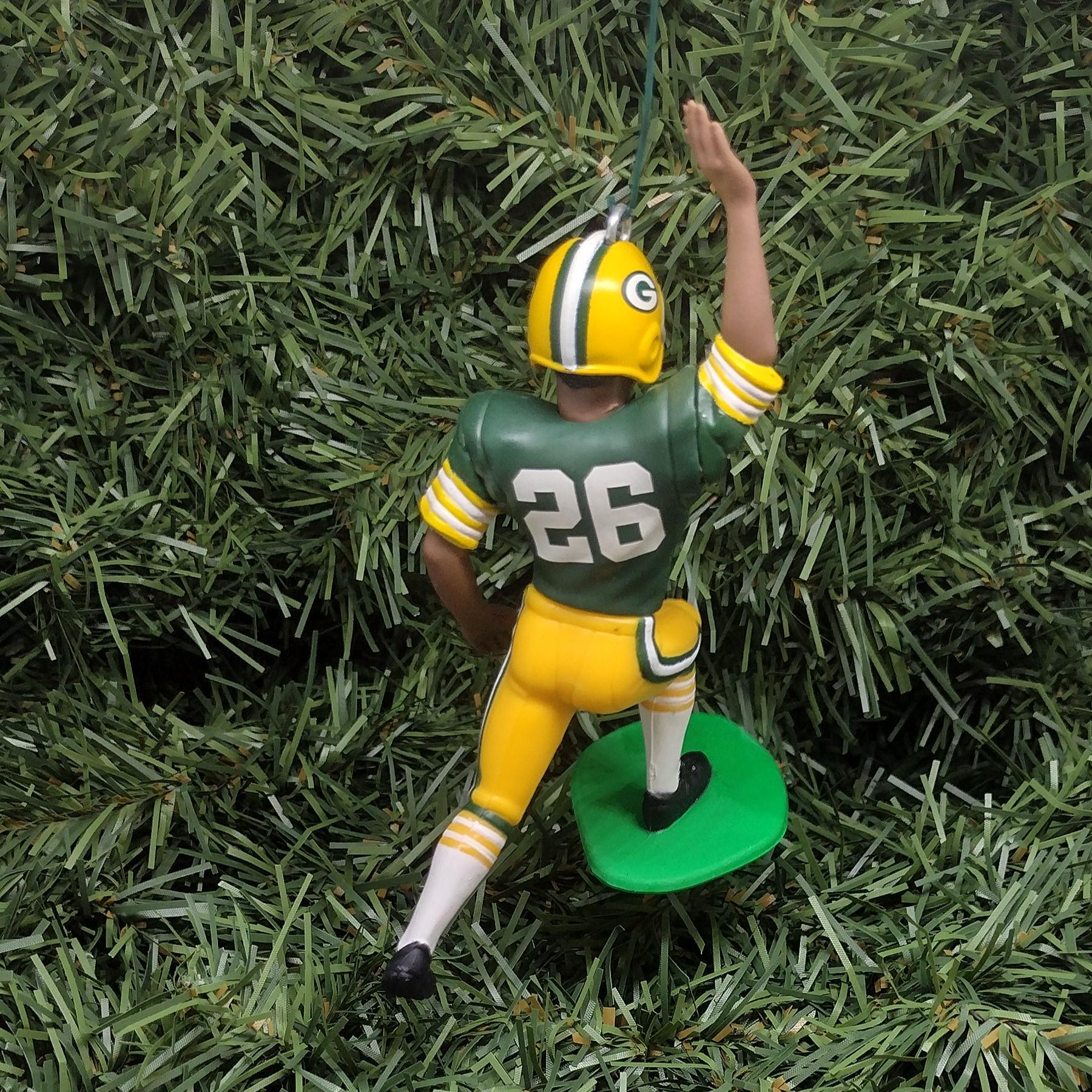 Herb Adderly Green Bay PACKERS Christmas tree Ornament xmas nfl football figure unique gift idea Hall of Fame Super Bowl winner
