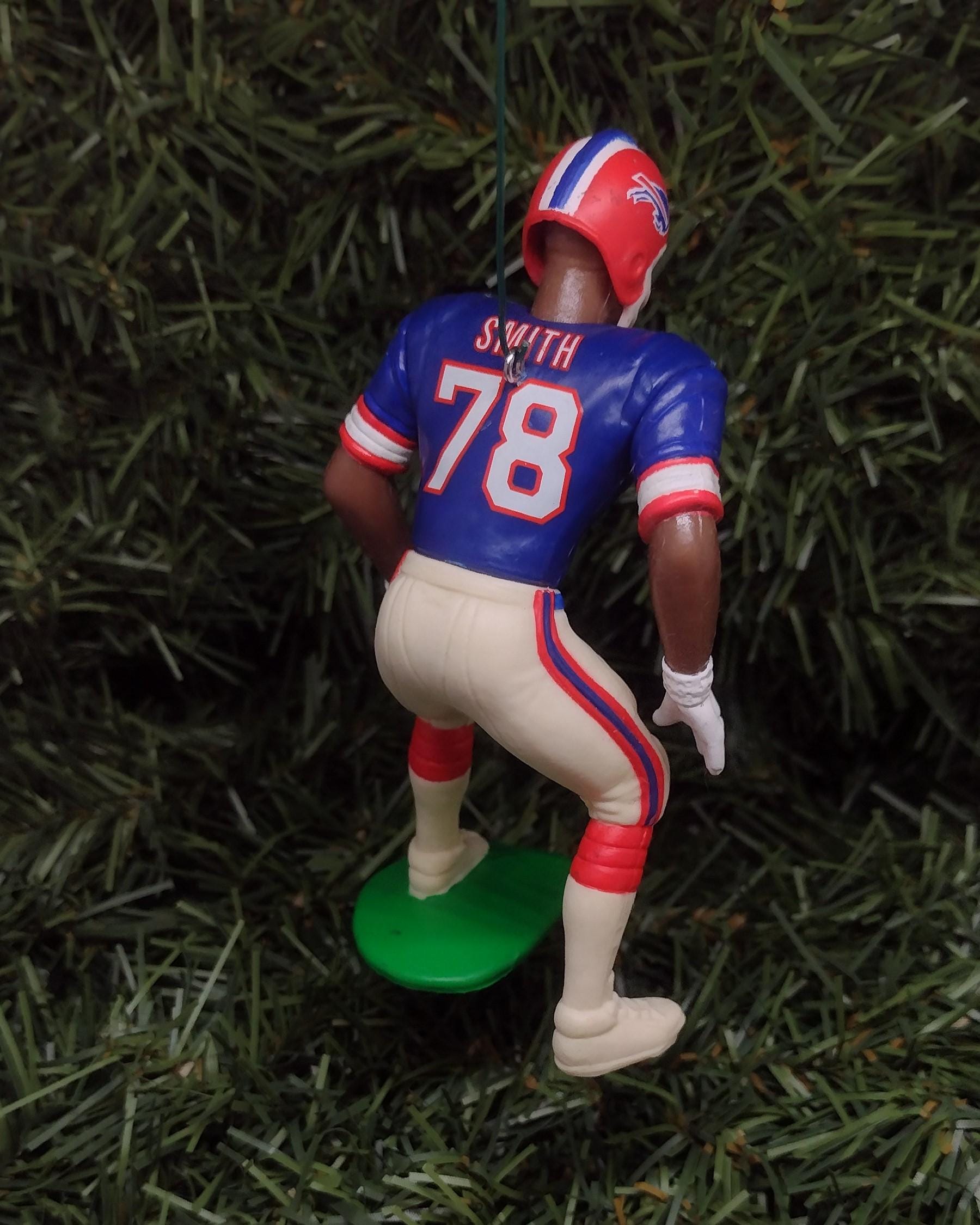 Bruce Smith Buffalo Bills Christmas Ornament Unique Gift Idea or Xmas Tree Decoration NFL Football Figure