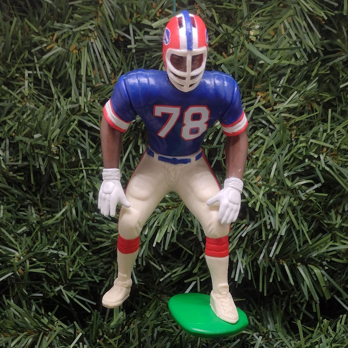 Bruce Smith Buffalo Bills NFL Christmas Ornament Gift Xmas Decoration Football Figure