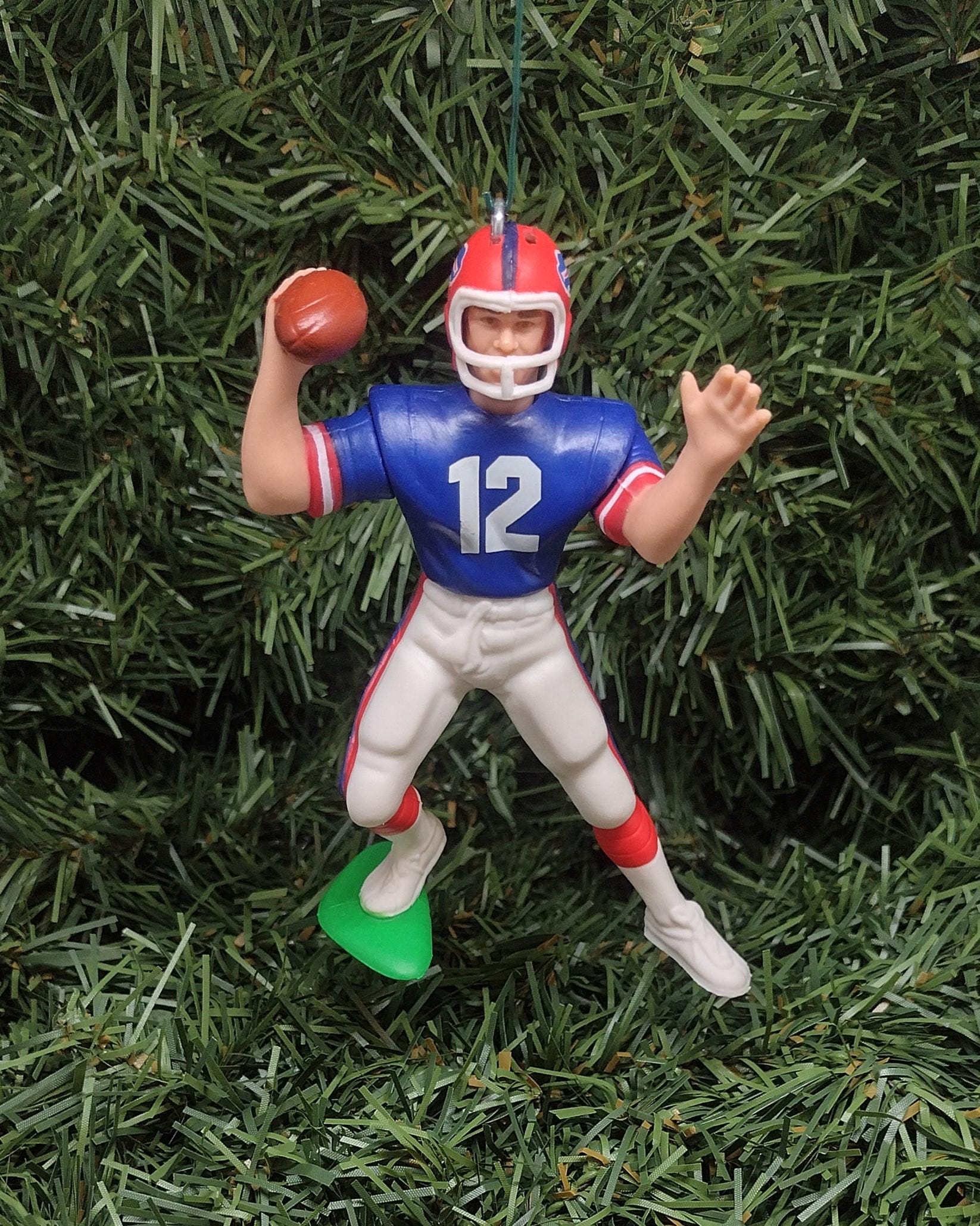 Jim Kelly BUFFALO BILLS Ornament Christmas Tree Decoration NFL football unique gift stocking stuffer