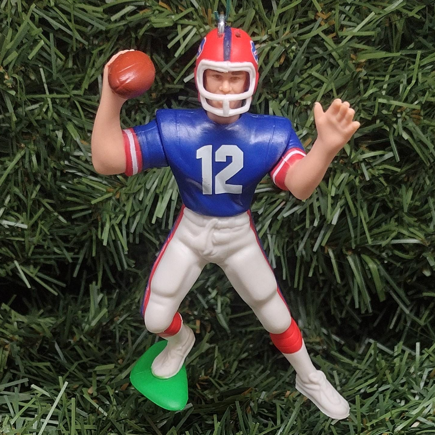 Jim Kelly BUFFALO BILLS NFL Ornament Christmas Gift Football Figure Xmas Decoration