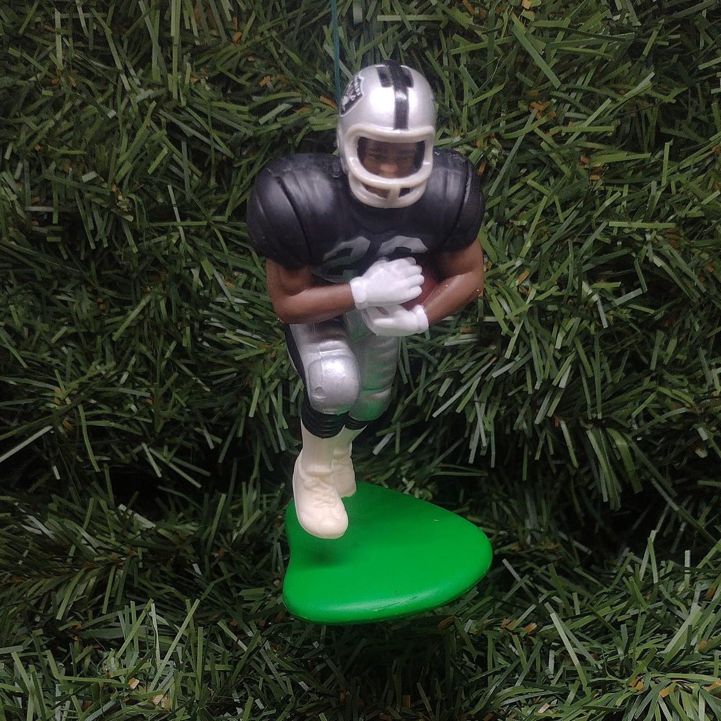 OAKLAND RAIDERS ornaments Christmas tree decoration Napoleon Kaufman/Terry McDaniel/Jeff George/Rocket Ismail Los Angeles Las Vegas