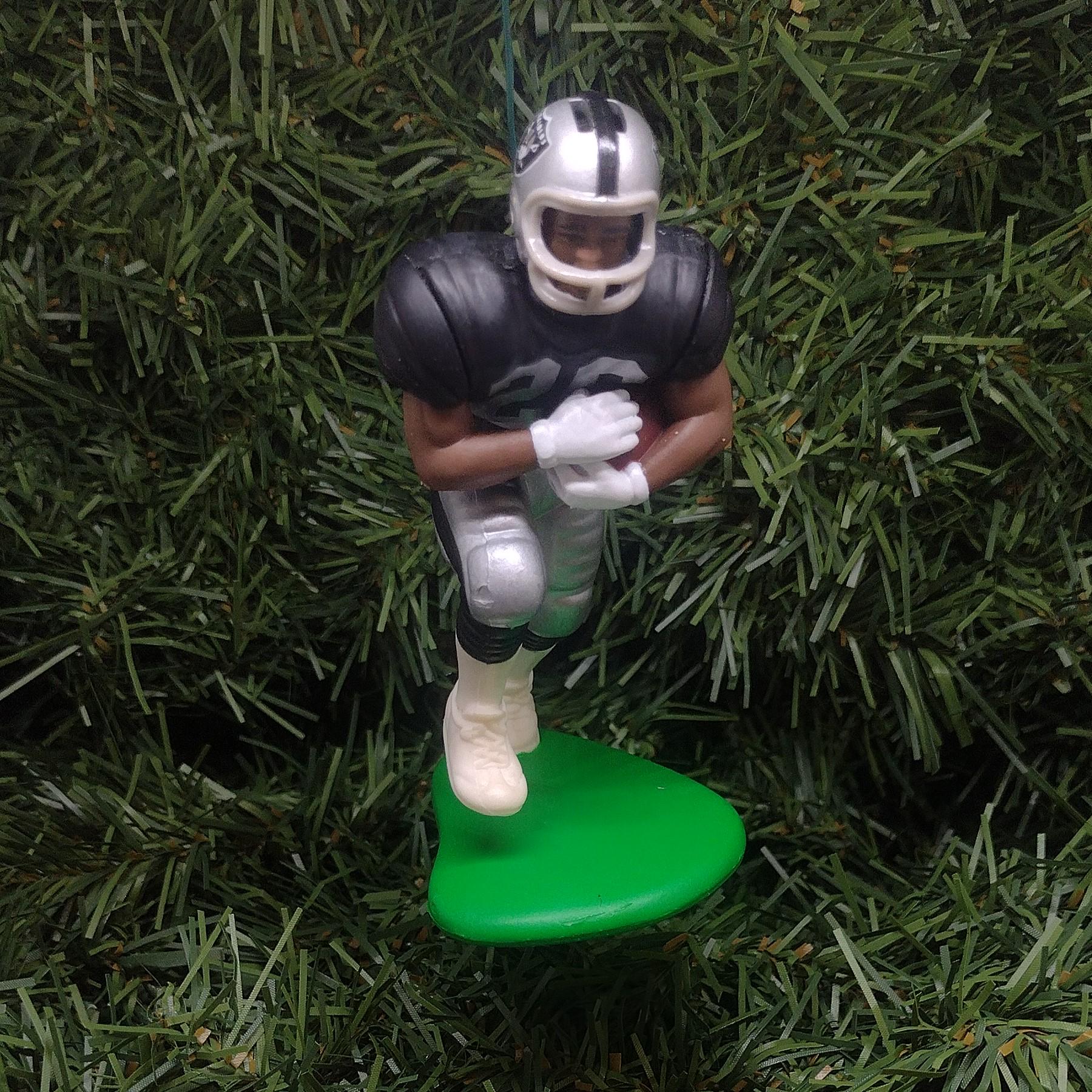 OAKLAND RAIDERS ornaments Christmas tree decoration Napoleon Kaufman/Terry McDaniel/Jeff George/Rocket Ismail Los Angeles Las Vegas