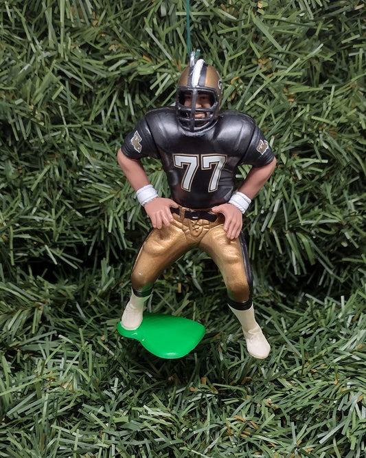 Willie Roaf NEW ORLEANS SAINTS ornament Christmas tree decoration nfl football figure unique Xmas gift idea