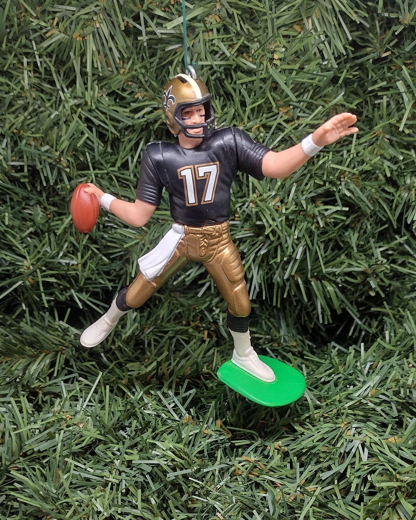 Bobby Hebert NEW ORLEANS SAINTS Christmas tree ornament xmas nfl football figure unique gift idea