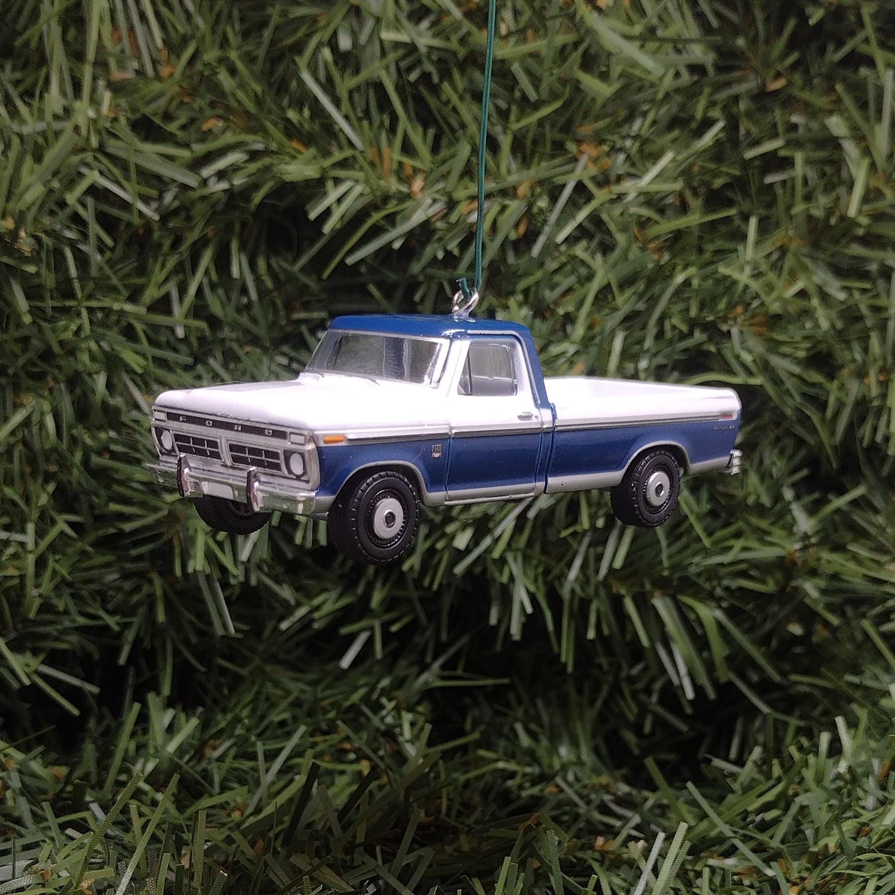 Ford F-150 Christmas Ornament 1976 F150 Ranger XLT Truck Unique Gift Xmas Tree Decoration 3 inch