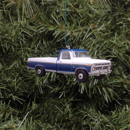 Ford F-150 Christmas Ornament 1976 F150 Ranger XLT Truck Unique Gift Xmas Tree Decoration 3 inch