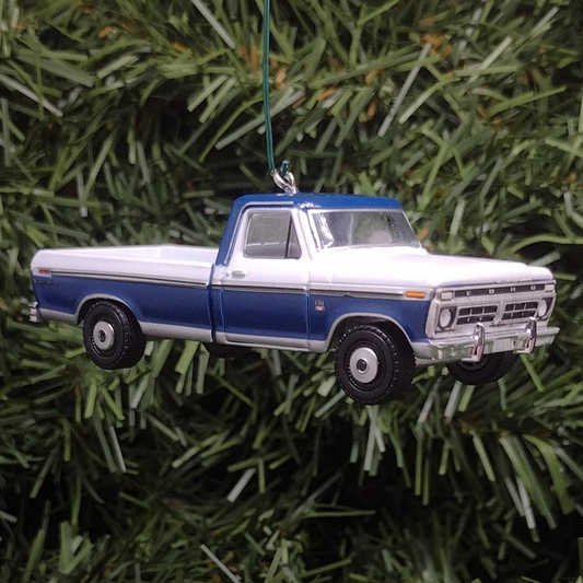 Ford F-150 Christmas Ornament 1976 F150 Ranger XLT Truck Unique Gift Xmas Tree Decoration 3 inch