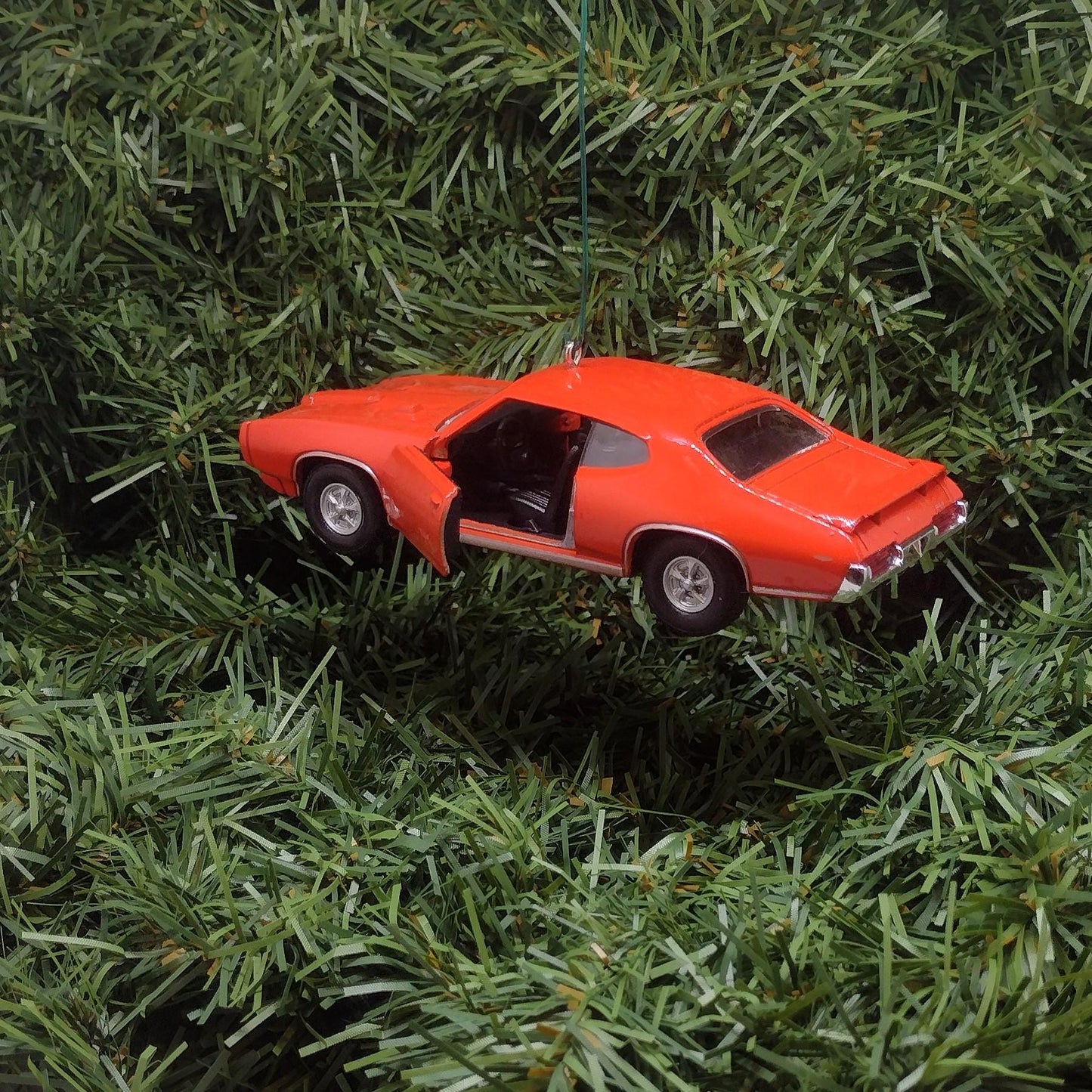 1969 PONTIAC GTO Ornament Christmas Tree Decoration Car Gift Xmas Present Orange