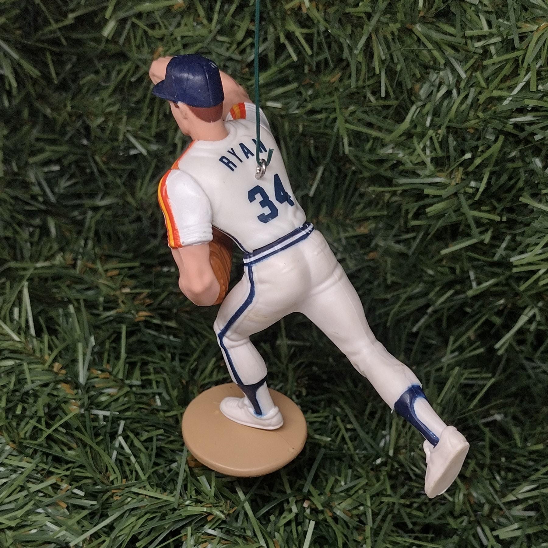 Nolan Ryan HOUSTON ASTROS ornament Christmas tree decoration MLB baseball unique Xmas gift idea